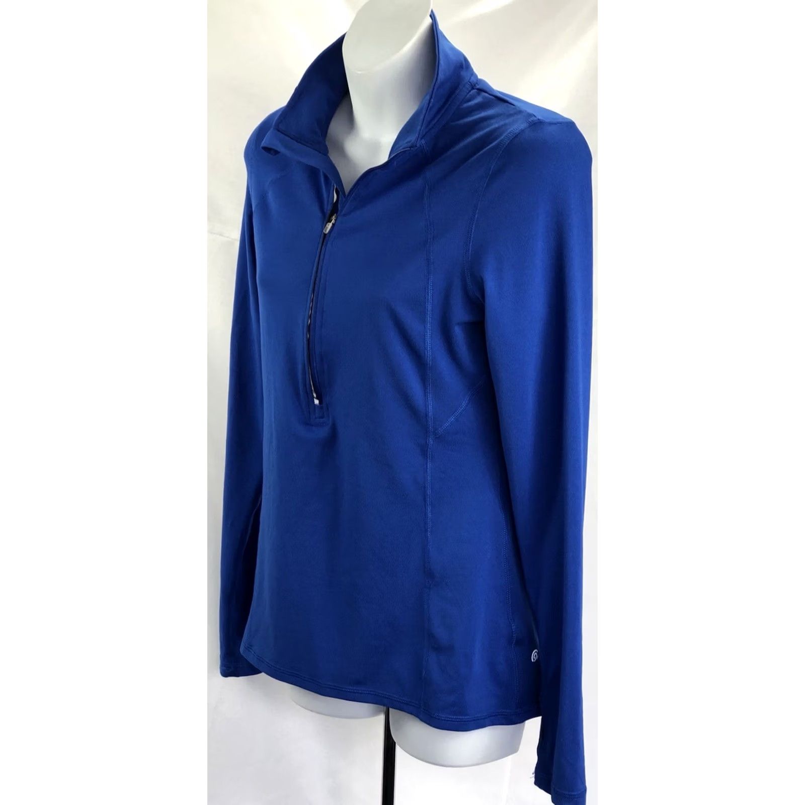 Champion Champion Jacket XS Blue 1/2 Zip Mock Neck Workout Yoga ActiveWear Size XS / US 0-2 / IT 36-38 - 4 Thumbnail