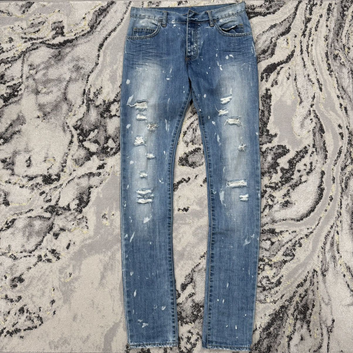 Balmain Balmain by Decarnin SS10 6 Pocket Destroyed Denim Size US 30 / EU 46 - 2 Thumbnail