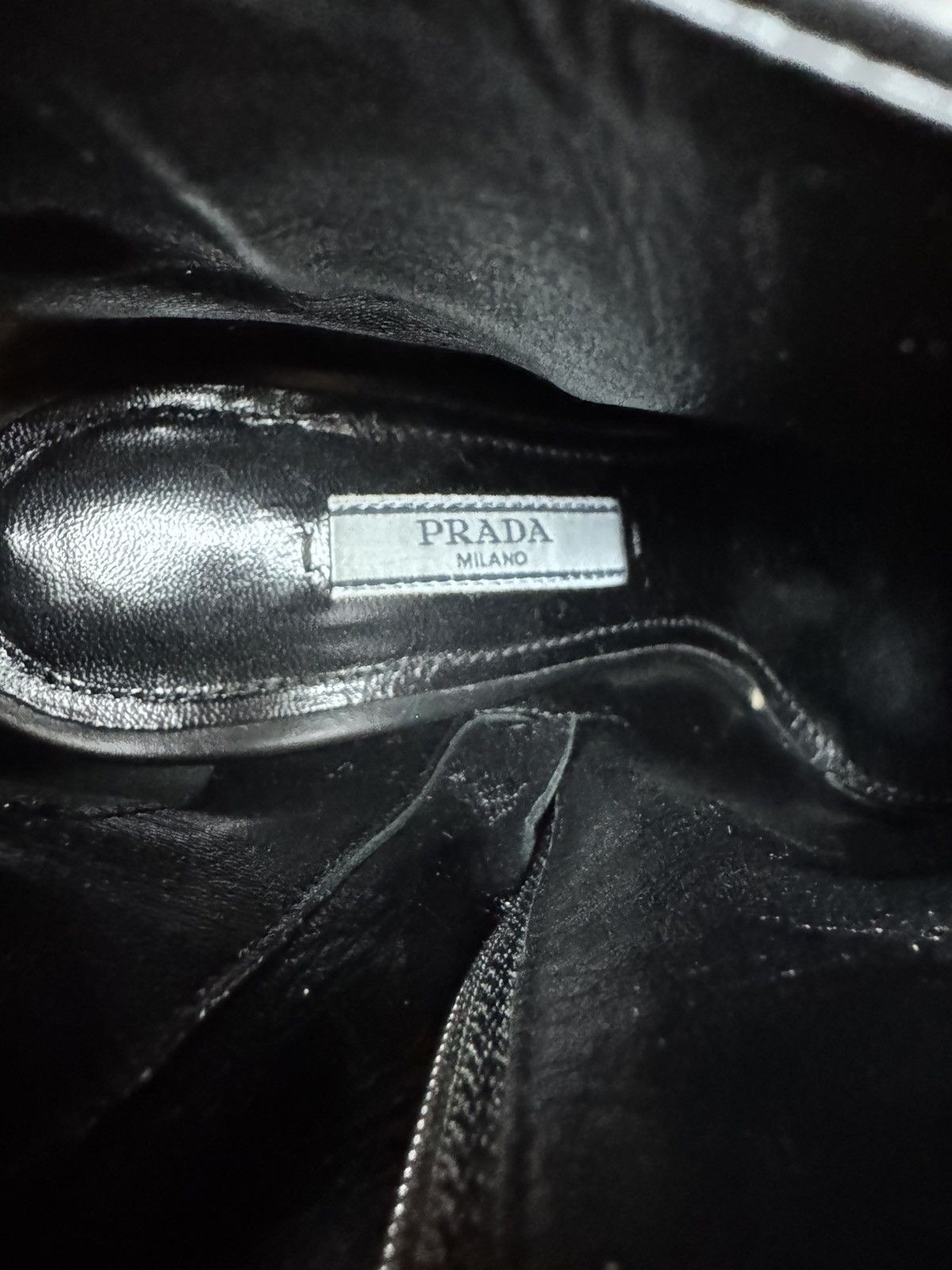 Prada Prada ankle boots black leather 36 IT / 6US Size US 6 / IT 36 - 9 Thumbnail