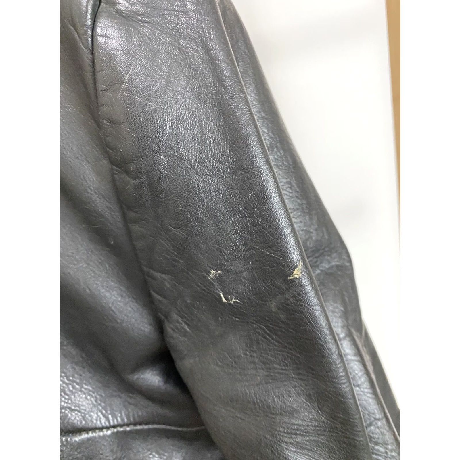 Brooks VTG 60s Brooks Gold Label Leather Motorcycle Jacket Biker Mens S Gold Tag Vintage Leather Jacket Size US S / EU 44-46 / 1 - 8 Thumbnail