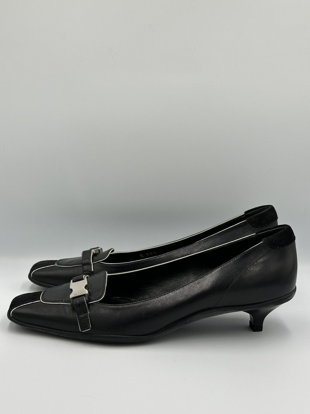 Prada Prada leather pumps heels Size US 6.5 / IT 36.5 - 3 Thumbnail