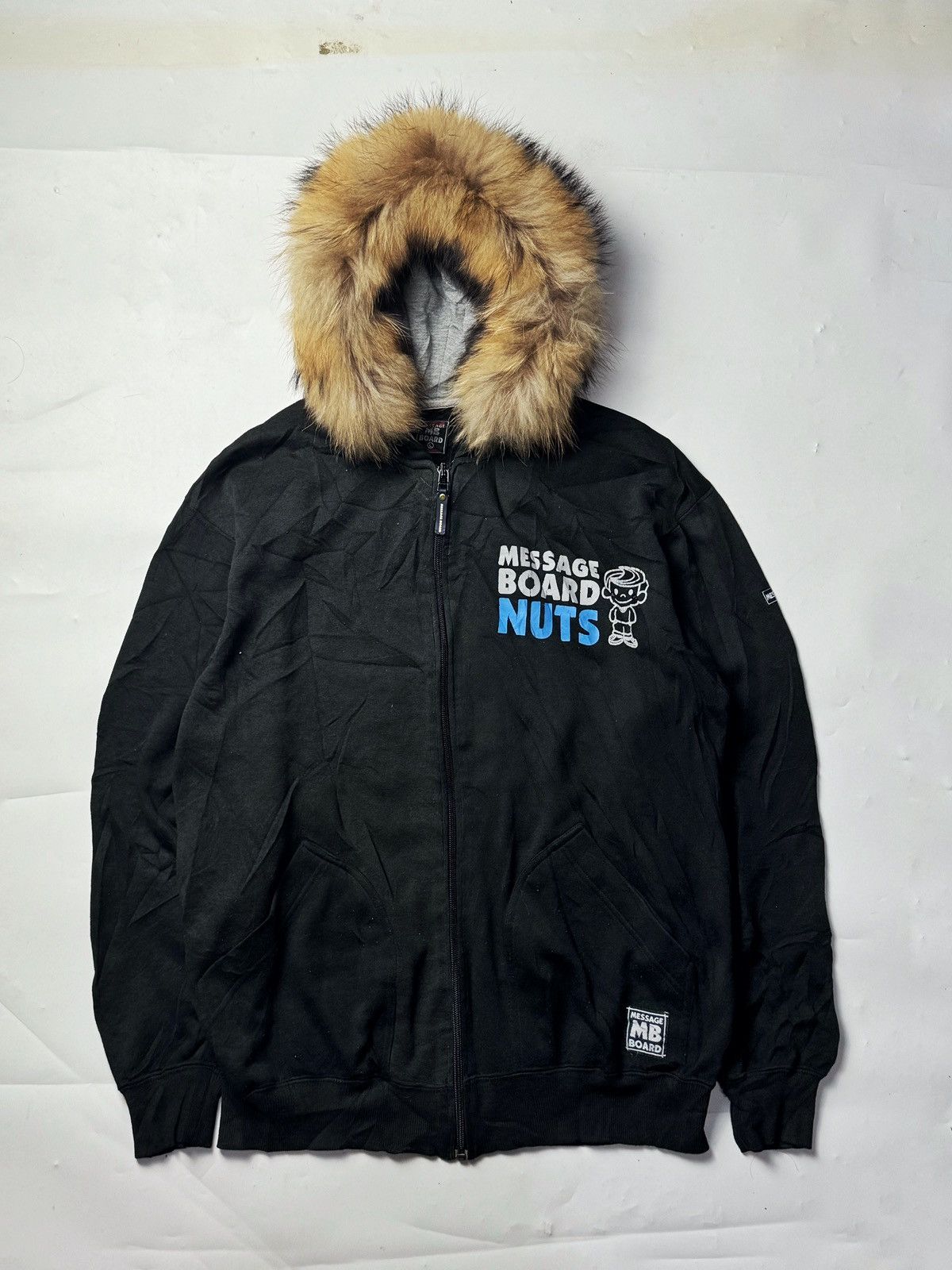 Beauty Beast × Hysteric Glamour × Japanese Brand Fur Hoodie Japanese Message Board Nuts Styled Size US L / EU 52-54 / 3 - 2 Thumbnail