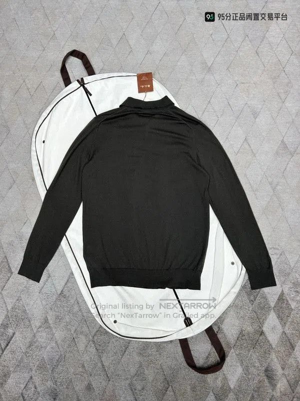 Loro Piana Loro Piana Vicuña Wool Knit Polo Sweater. Size US L / EU 52-54 / 3 - 4 Thumbnail