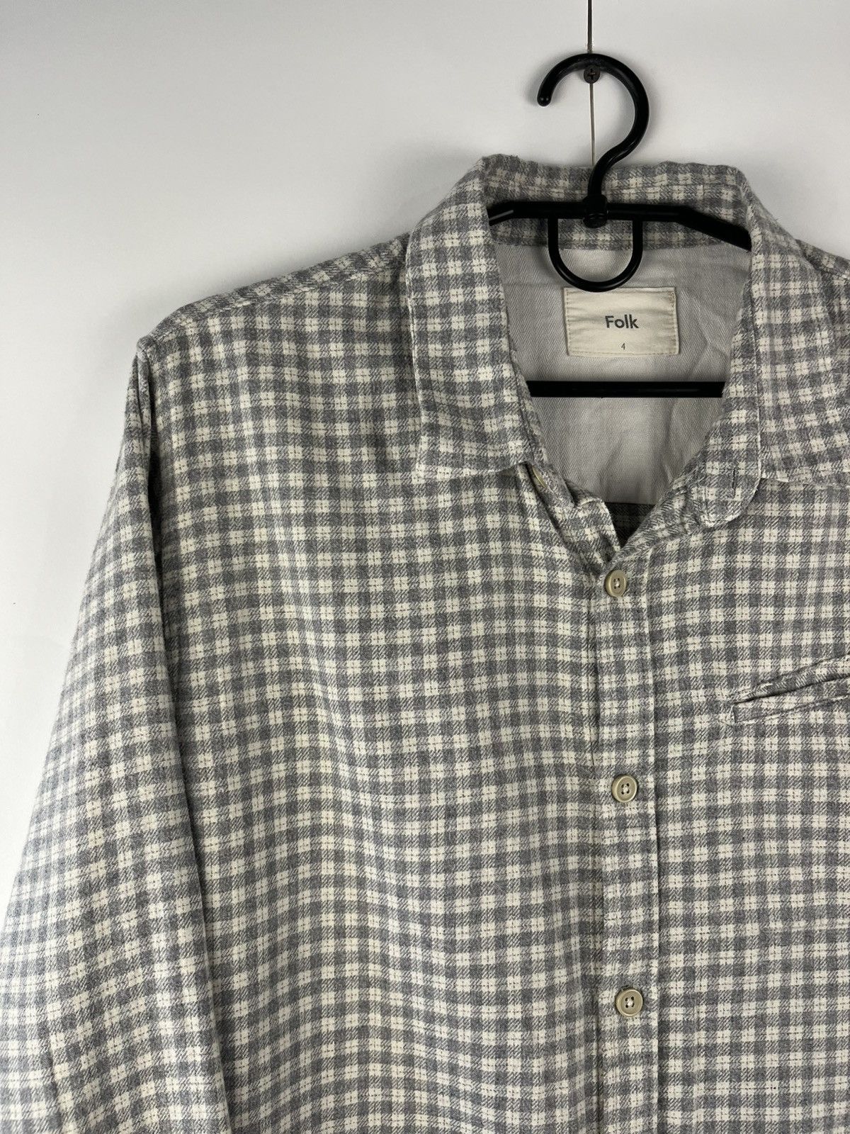 Folk Folk Plaid Cotton Long Sleeve Shirt Button Up Size US L / EU 52-54 / 3 - 2 Thumbnail