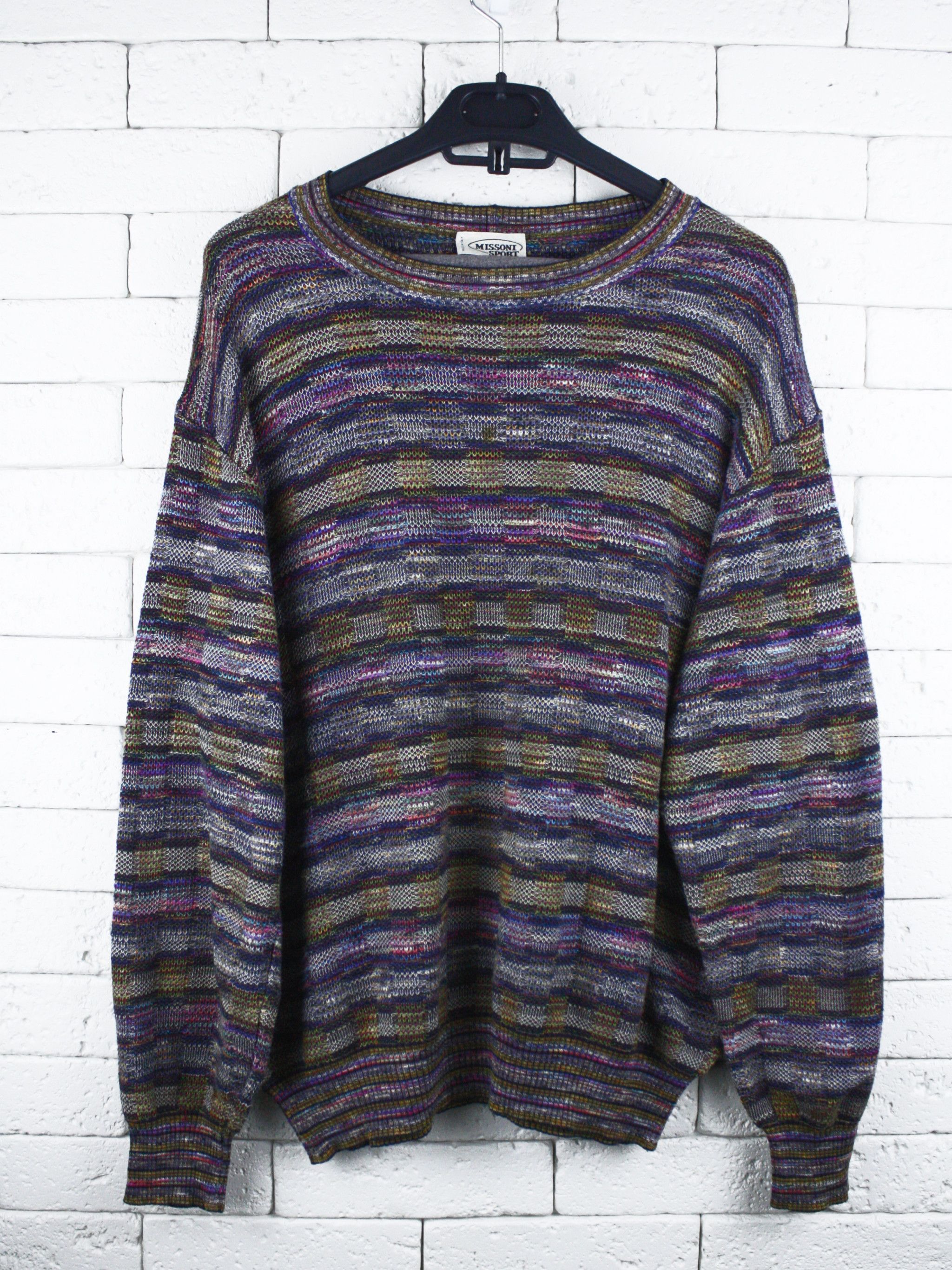 Missoni Missoni Sport Vintage Sweater Wool 90s Size US L / EU 52-54 / 3 - 1 Thumbnail