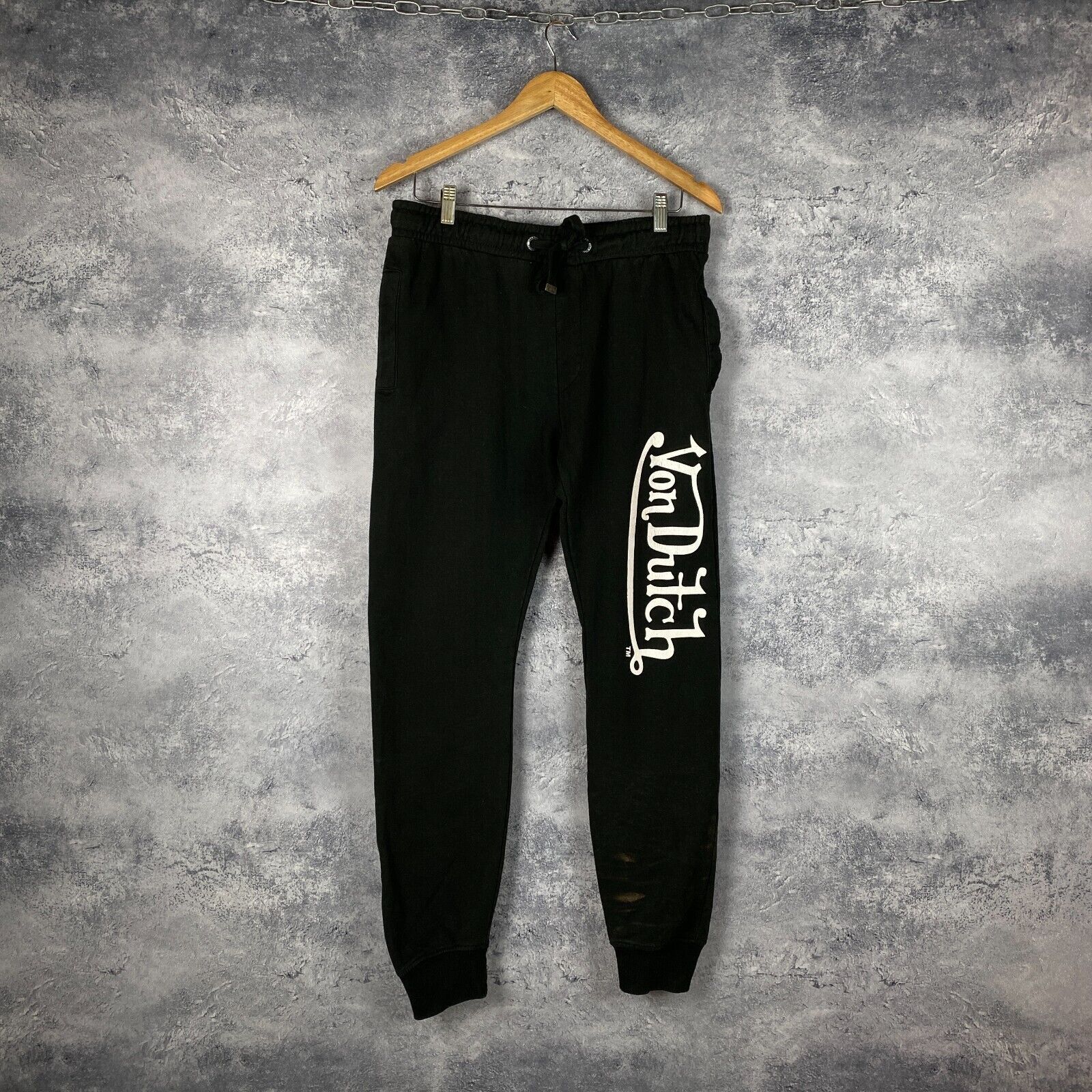 Von Dutch Von Dutch Sweatpants Men's Size M Black ` Size US 32 / EU 48 - 1 Thumbnail