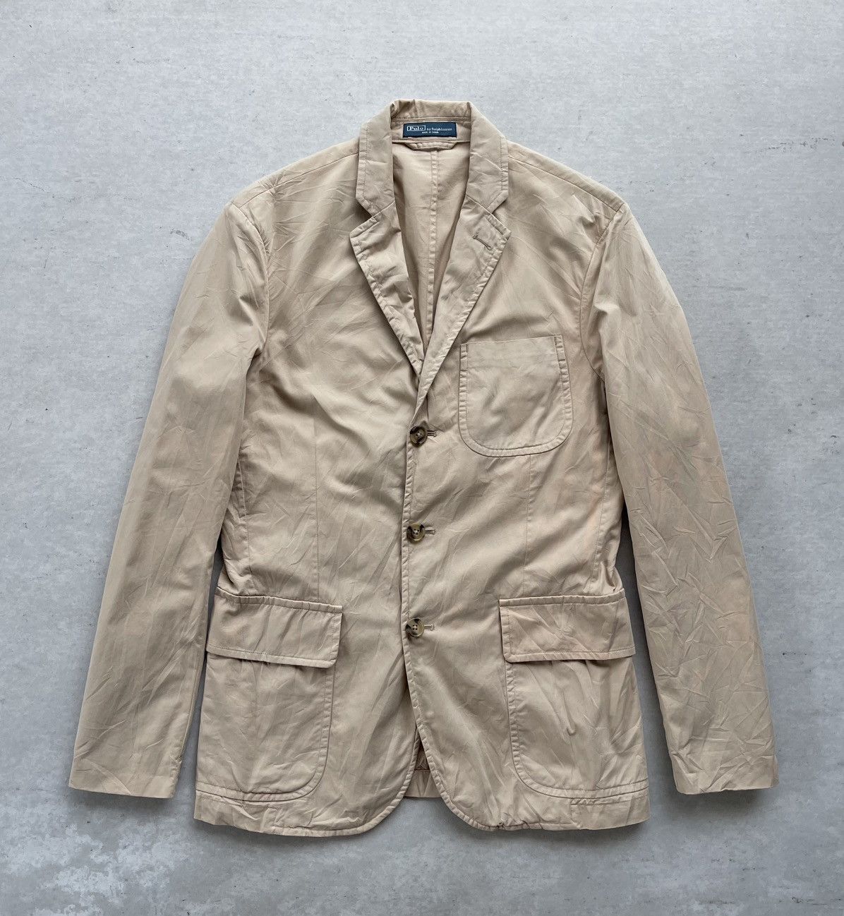 Polo Ralph Lauren Polo Ralph Lauren Unconstructed Cotton Chino Blazer/Jacket Size US M / EU 48-50 / 2 - 5 Thumbnail