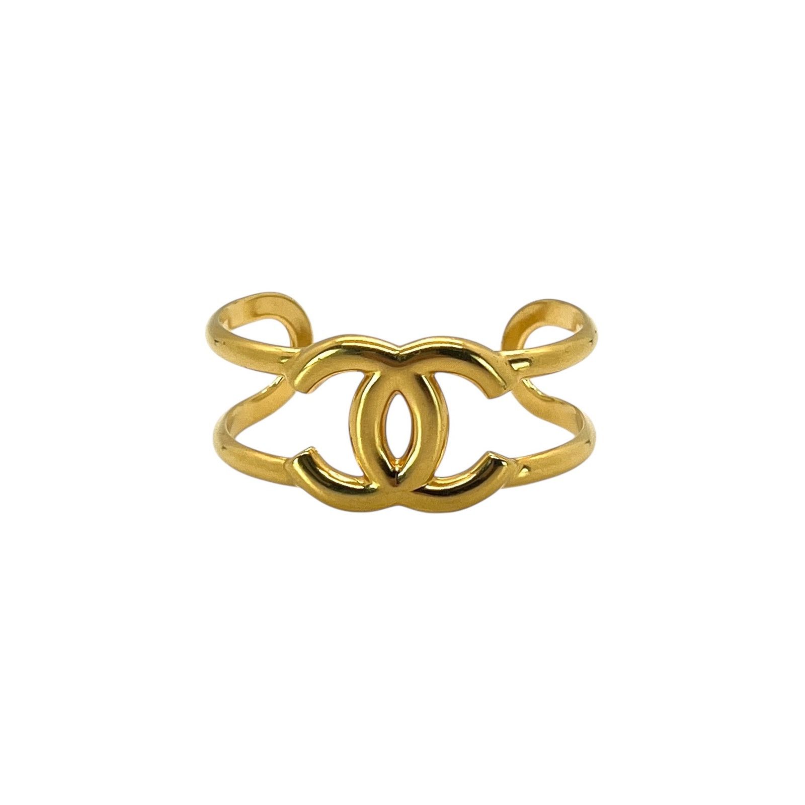 Chanel Chanel Vintage CC Bangle Bracelet Size ONE SIZE - 1 Thumbnail