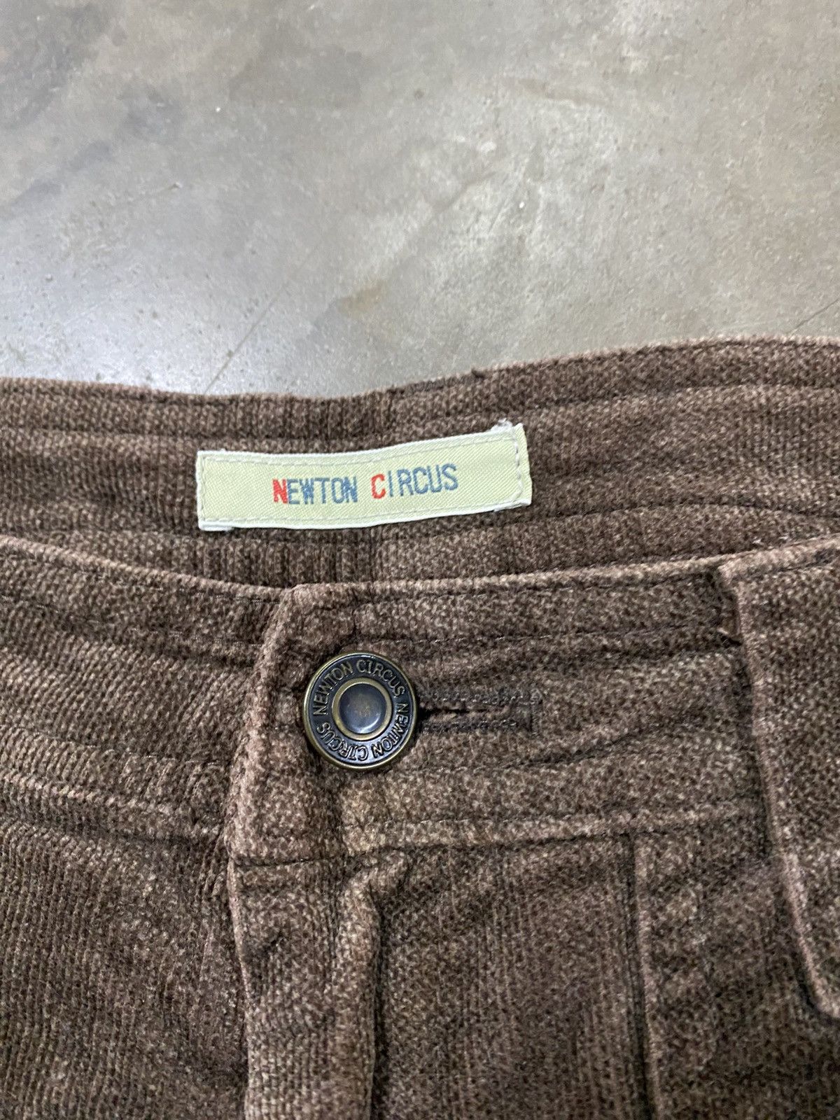 Hysteric Glamour × If Six Was Nine × Le Grande Bleu (L.G.B.) Flare Jeans Newton Circus Chocolate Corduroy @251 Size US 34 / EU 50 - 5 Thumbnail