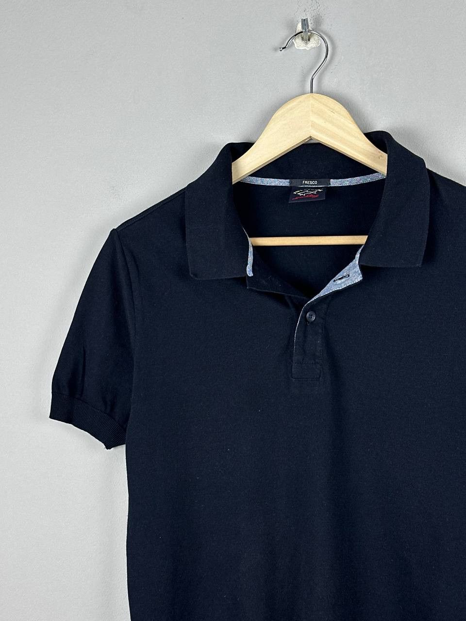 Paul & Shark Paul & Shark Fresco Luxury Navy Knitted Polo T Shirt Size US M / EU 48-50 / 2 - 3 Thumbnail