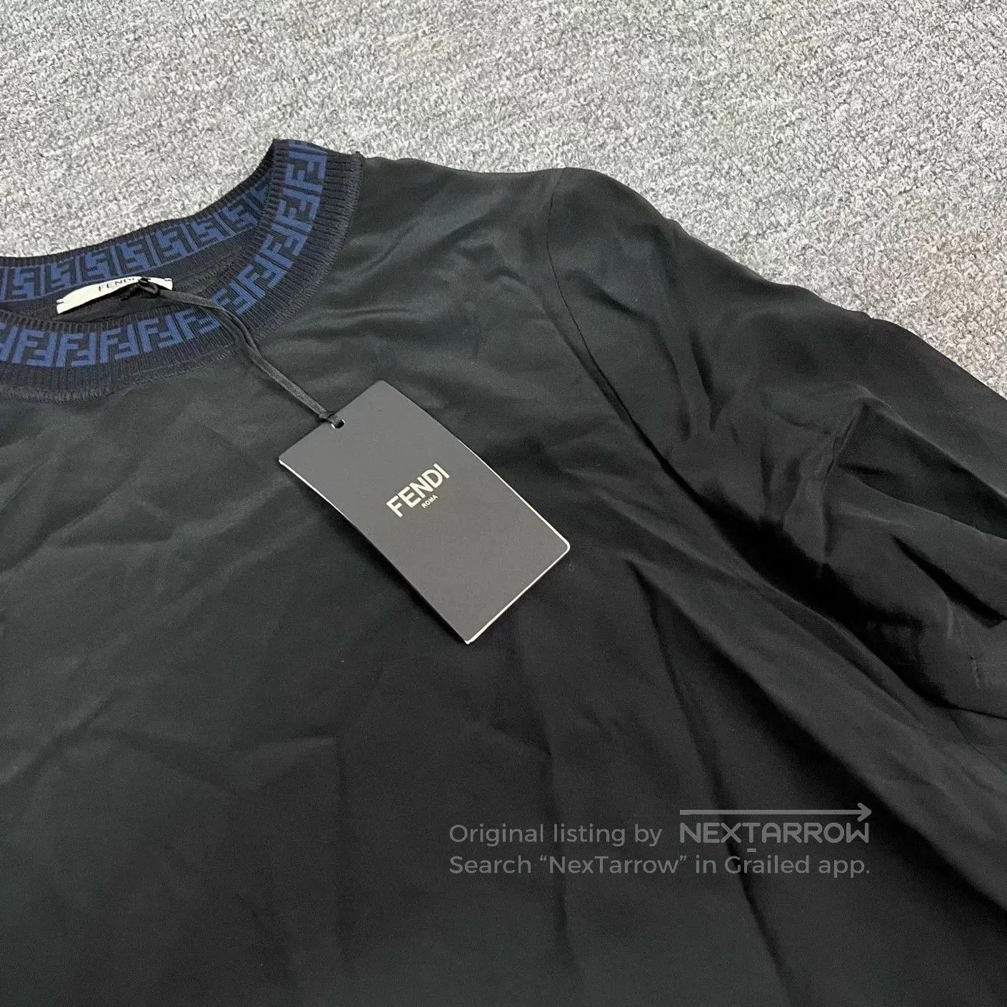 Fendi Fendi Double F Logo Silk Short Sleeve. Size S / US 4 / IT 40 - 3 Thumbnail