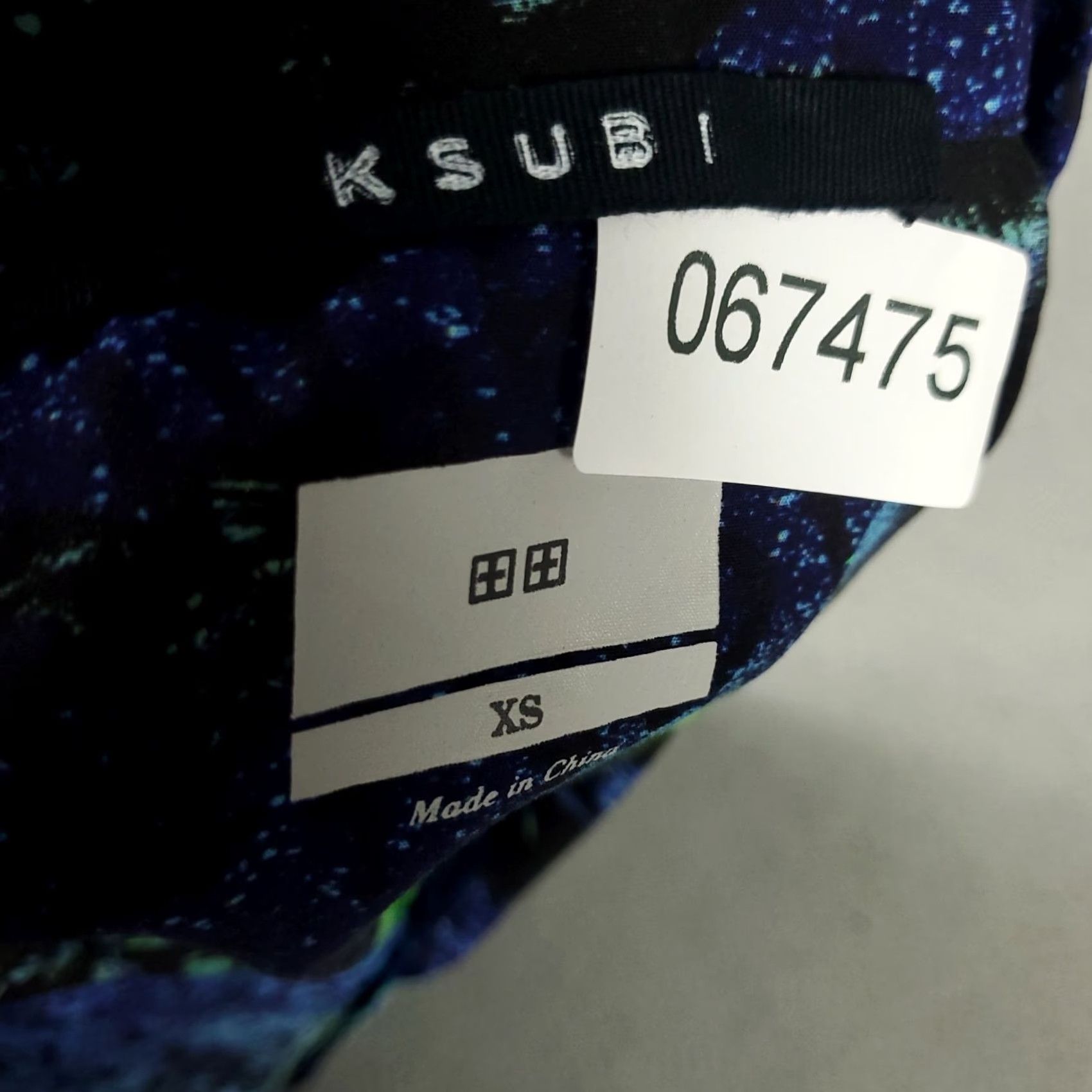 Ksubi ksubi Shirt XS Blue Abstract Palm Tree Print Camp Collar Button Up Mens XS Blue Abstract Palm Tree Print Shirt Size US XS / EU 42 / 0 - 7 Thumbnail