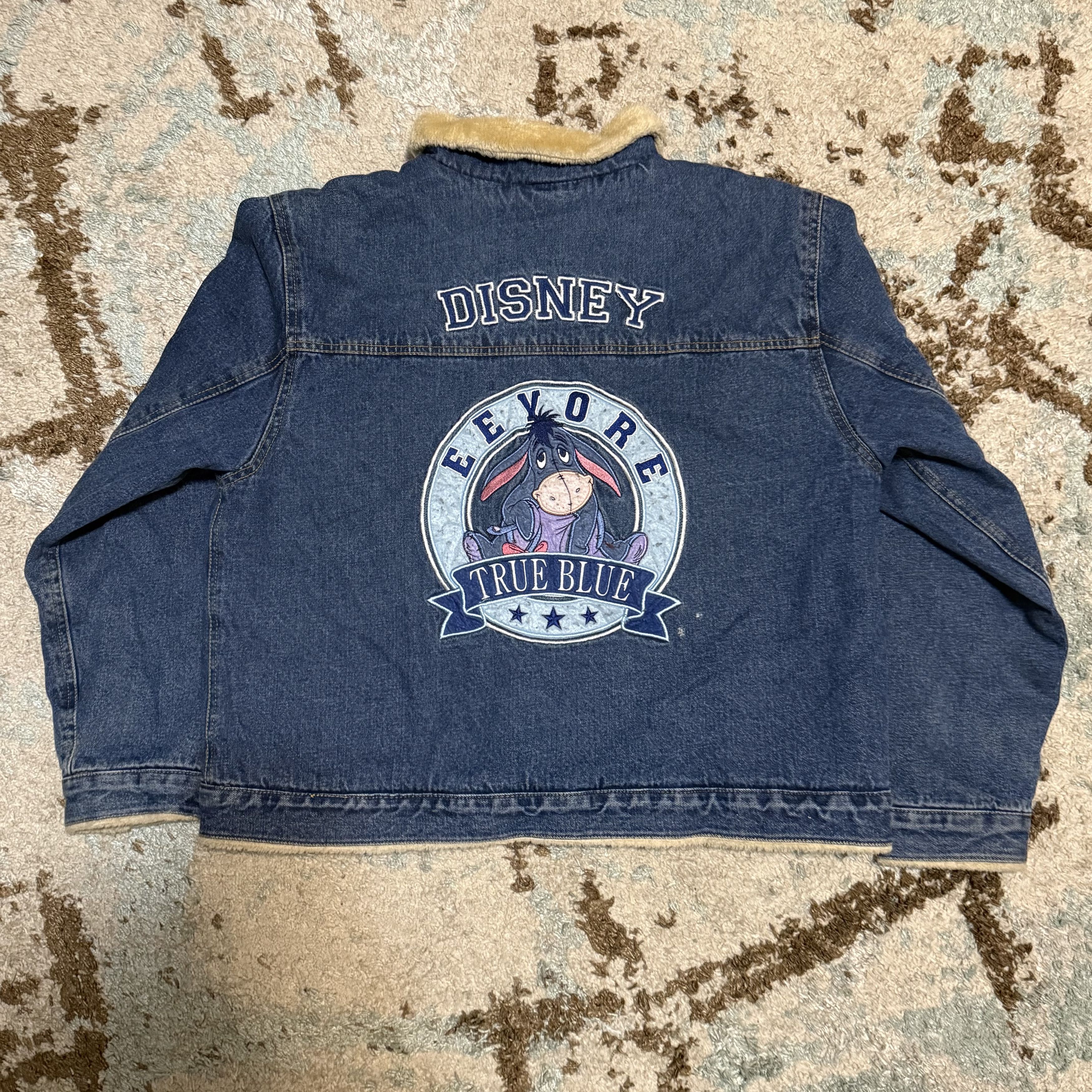 Disney Vintage Disney Eeyore True Blue Denim Jacket Size XL Size XL / US 12-14 / IT 48-50 - 1 Thumbnail