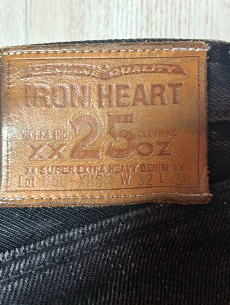 Iron Heart Iron Heart Black Double Dyeing 666xhs Size US 35 - 2 Thumbnail