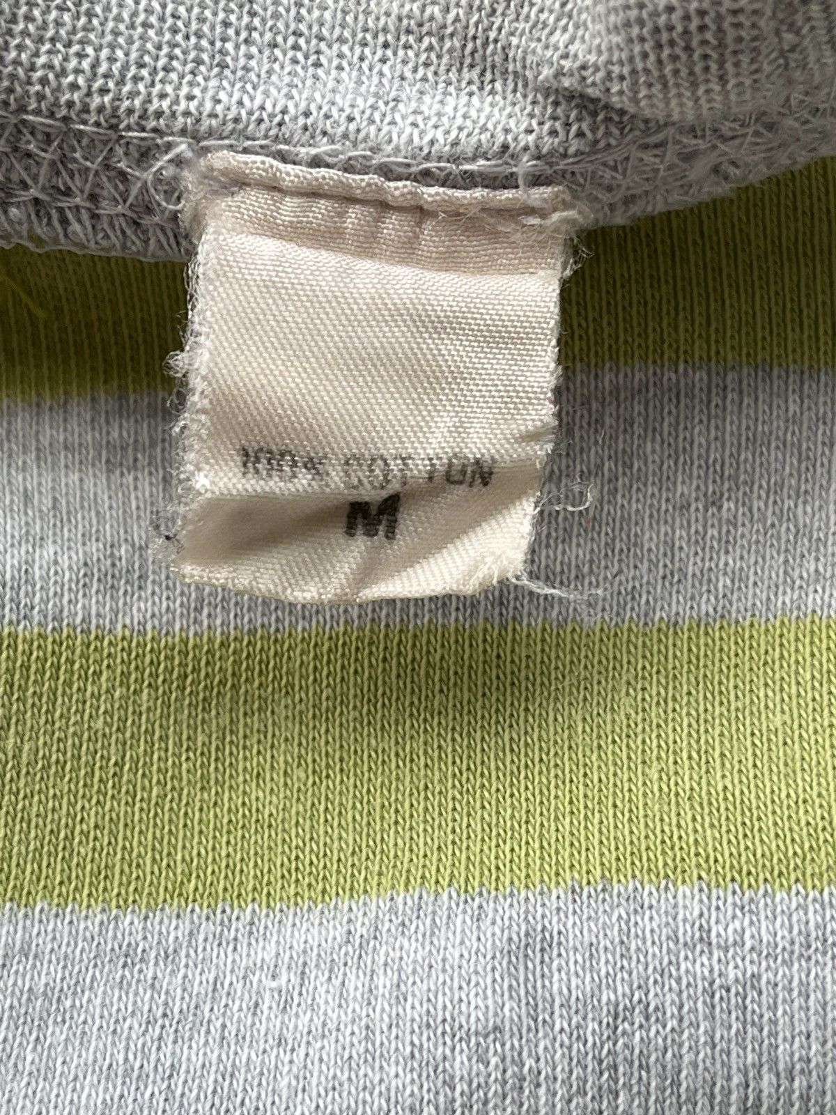 Vintage × Yves Saint Laurent Vintage Yves Saint Laurent Striped Boxy Fit T-Shirt Luxury Size US M / EU 48-50 / 2 - 10 Thumbnail