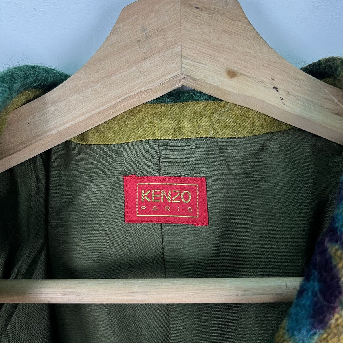Kenzo 🔥VINTAGE KENZO LONG JACKET WOOL FULL PRINT FLOWER DESIGN Size M / US 6-8 / IT 42-44 - 9 Thumbnail