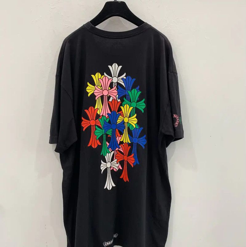 Chrome Hearts Chrome Hearts Black Cotton T-Shirt with Floral Design 0089 Size US XXL / EU 58 / 5 - 1 Thumbnail