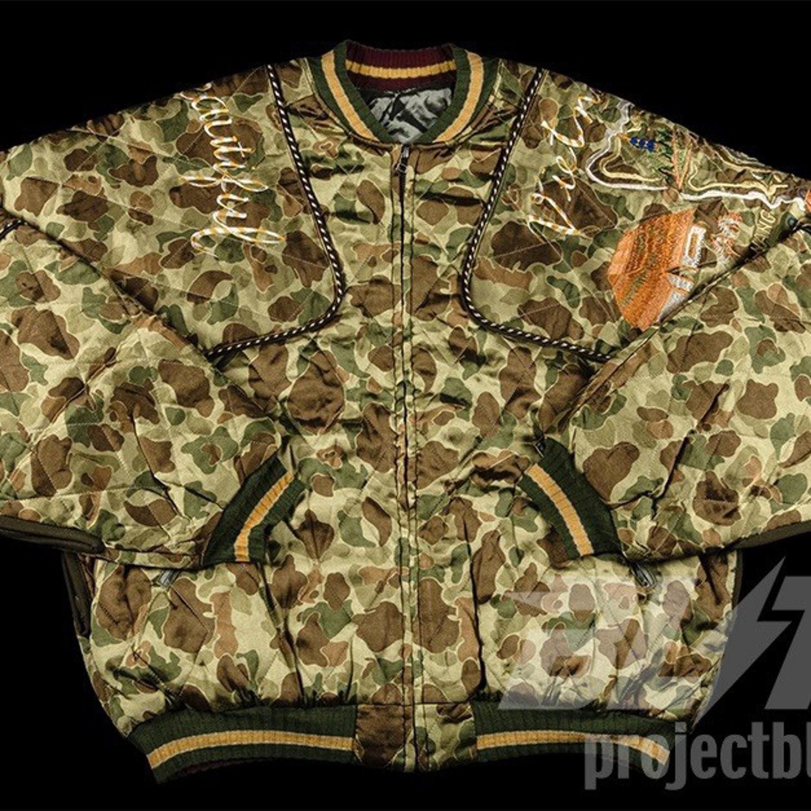 Kapital KAPITAL Pillow Rayon Vietnam Sham Bomber Jacket Camo Sz 4 XL Size US XL / EU 56 / 4 - 1 Thumbnail