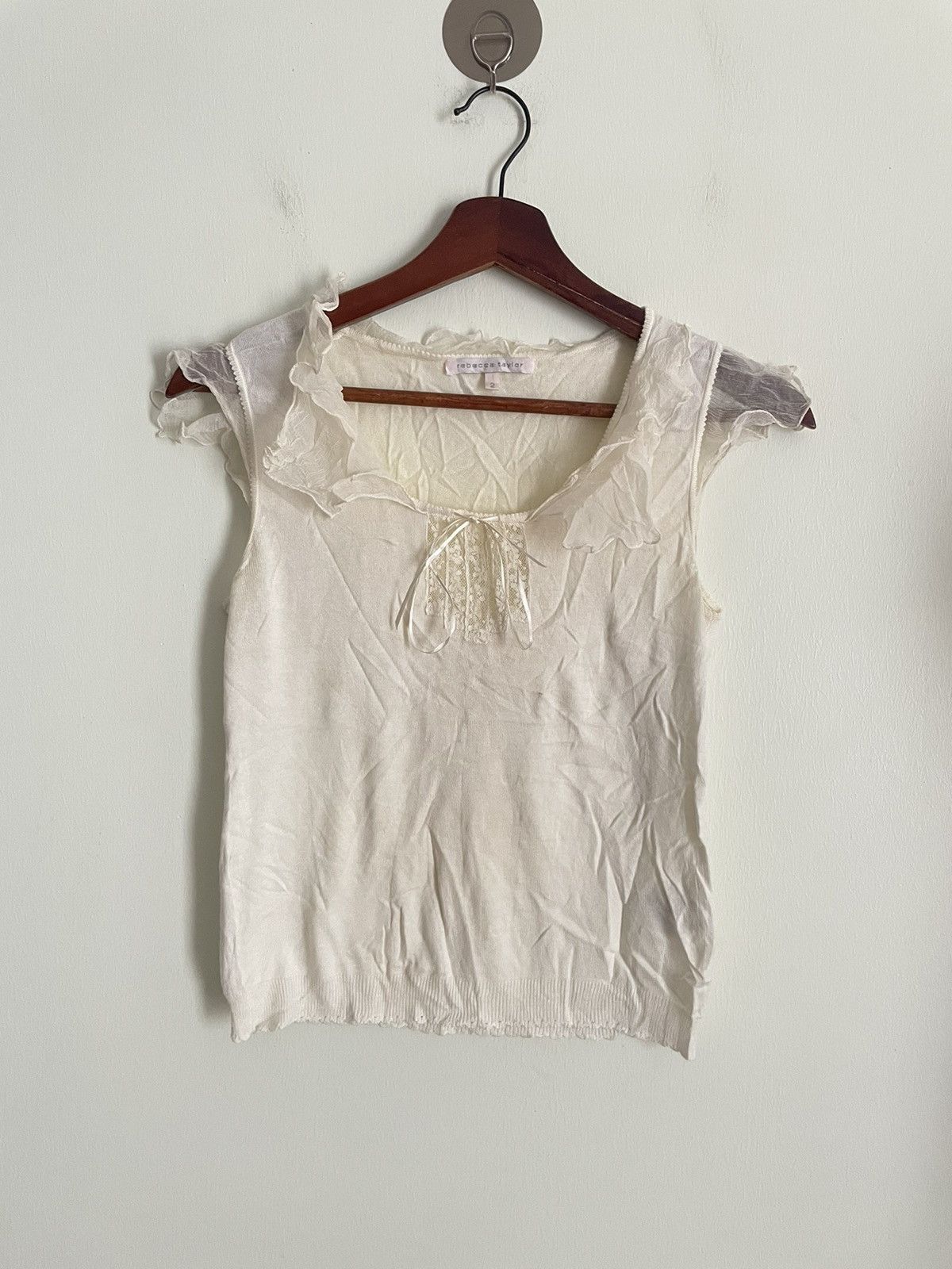 Rebecca Taylor Rebecca Taylor Nonsleeves Blouse Size M / US 6-8 / IT 42-44 - 1 Thumbnail