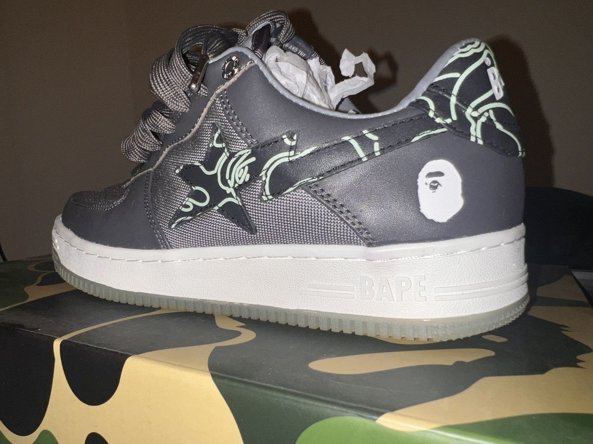 Bape Camo Bape Sta Low ‘Charcoal’ Size US 7 / EU 40 - 2 Thumbnail