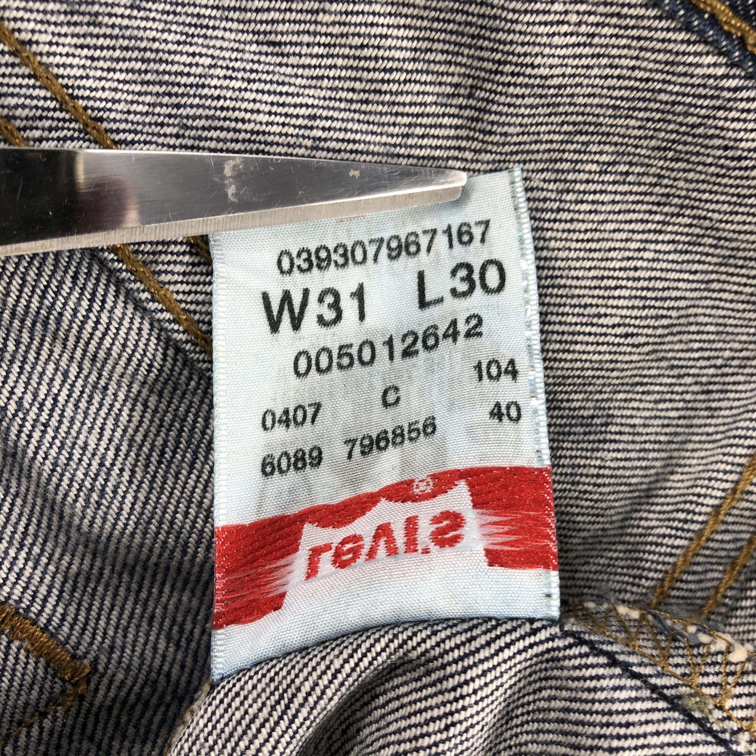 Levi's Vintage 90s Levis 501 Jeans-J1818 Size US 33 - 11 Thumbnail
