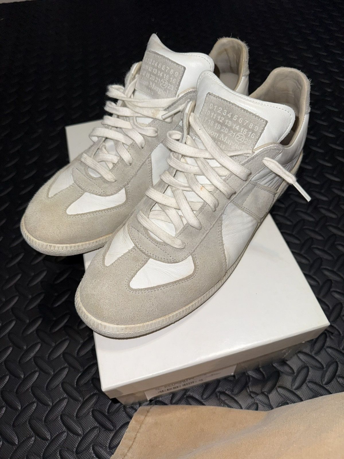 Maison Margiela Maison Margiela Replica GAT Sneakers White/Grey 46 13 Size US 13 / EU 46 - 1 Thumbnail