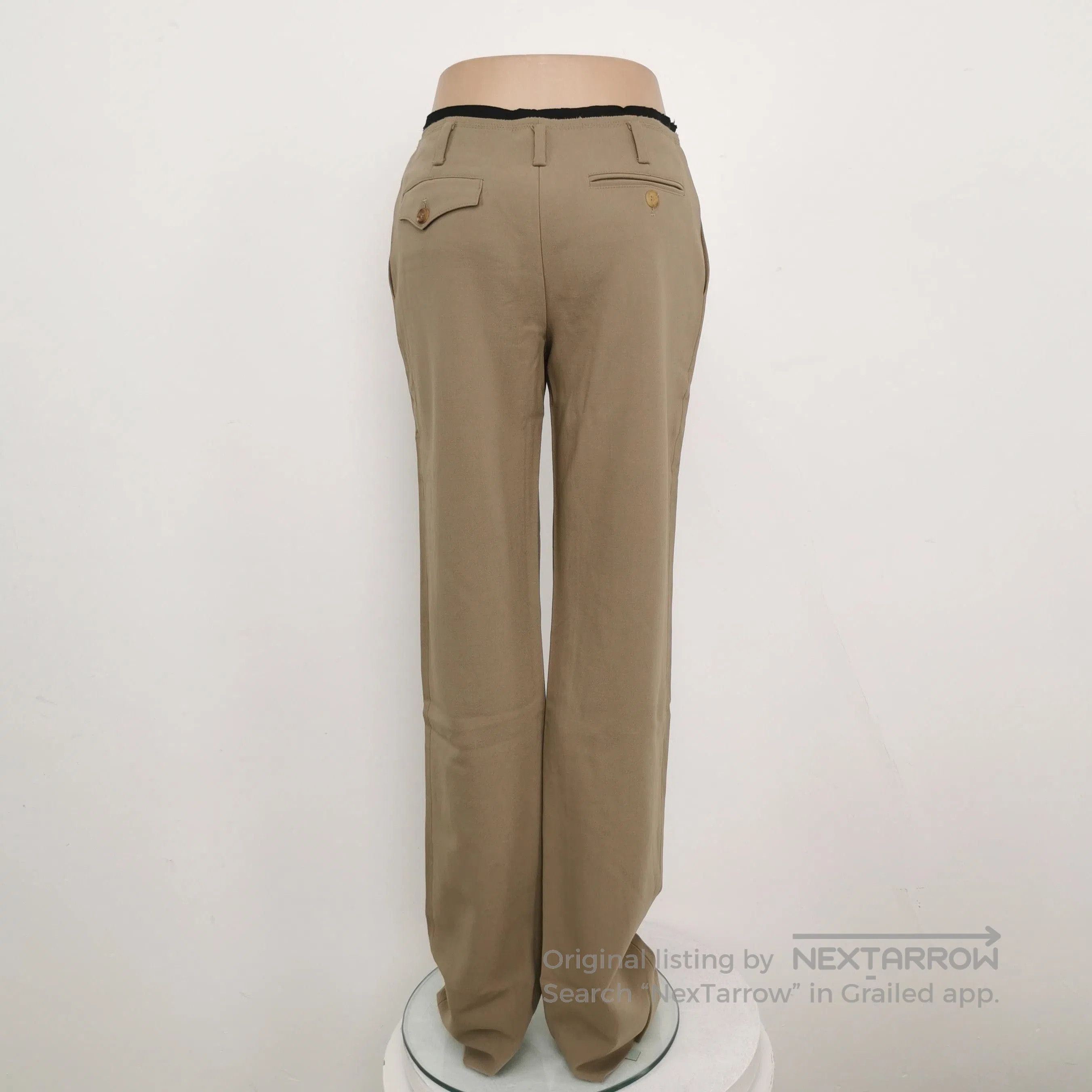 Prada Prada Colorblock Wool Blend Trousers Size 4. Size 39" - 2 Thumbnail