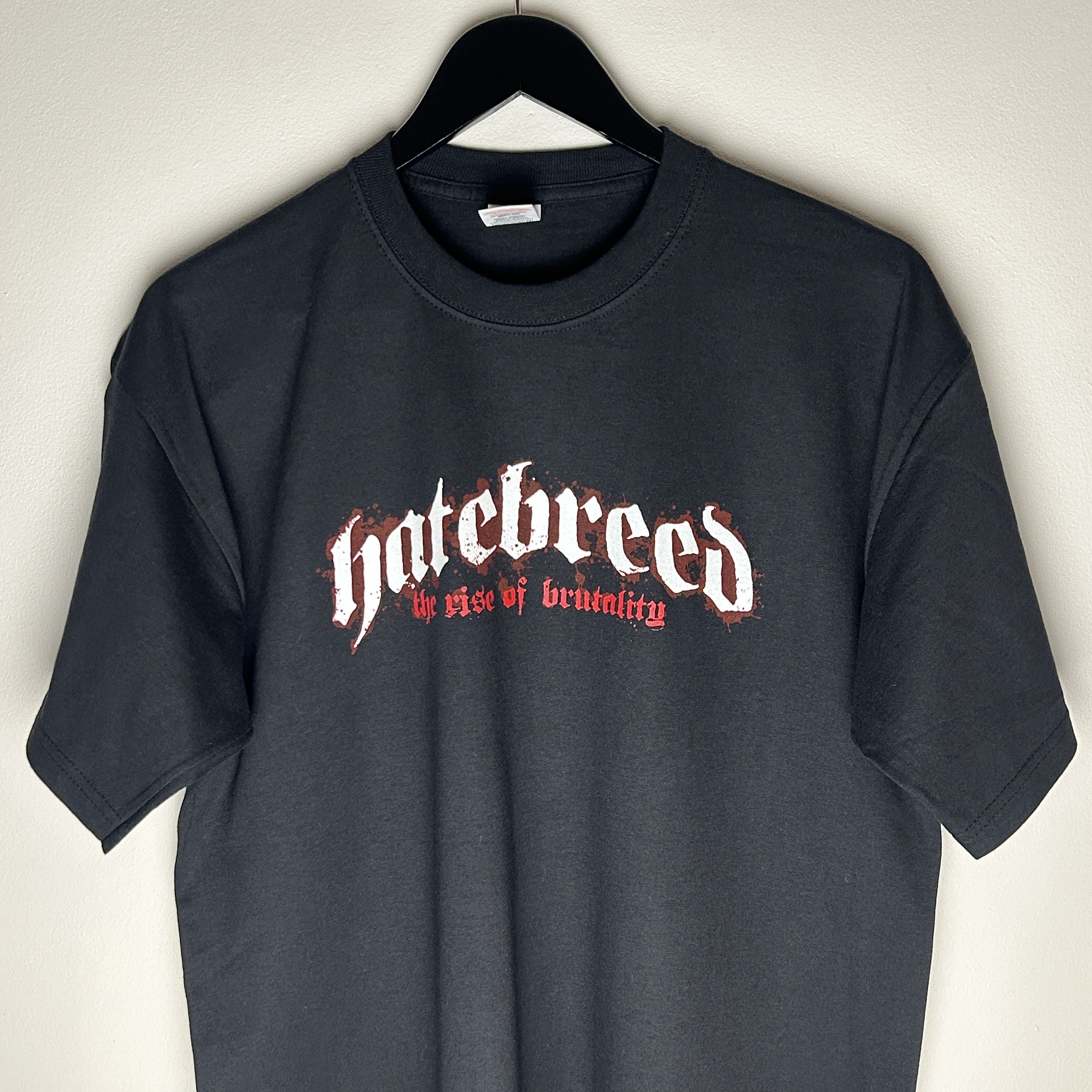 Band Tees Vintage Hatebreed The Rise Of Brutality 2003 Band T-shirt Size US L / EU 52-54 / 3 - 4 Thumbnail