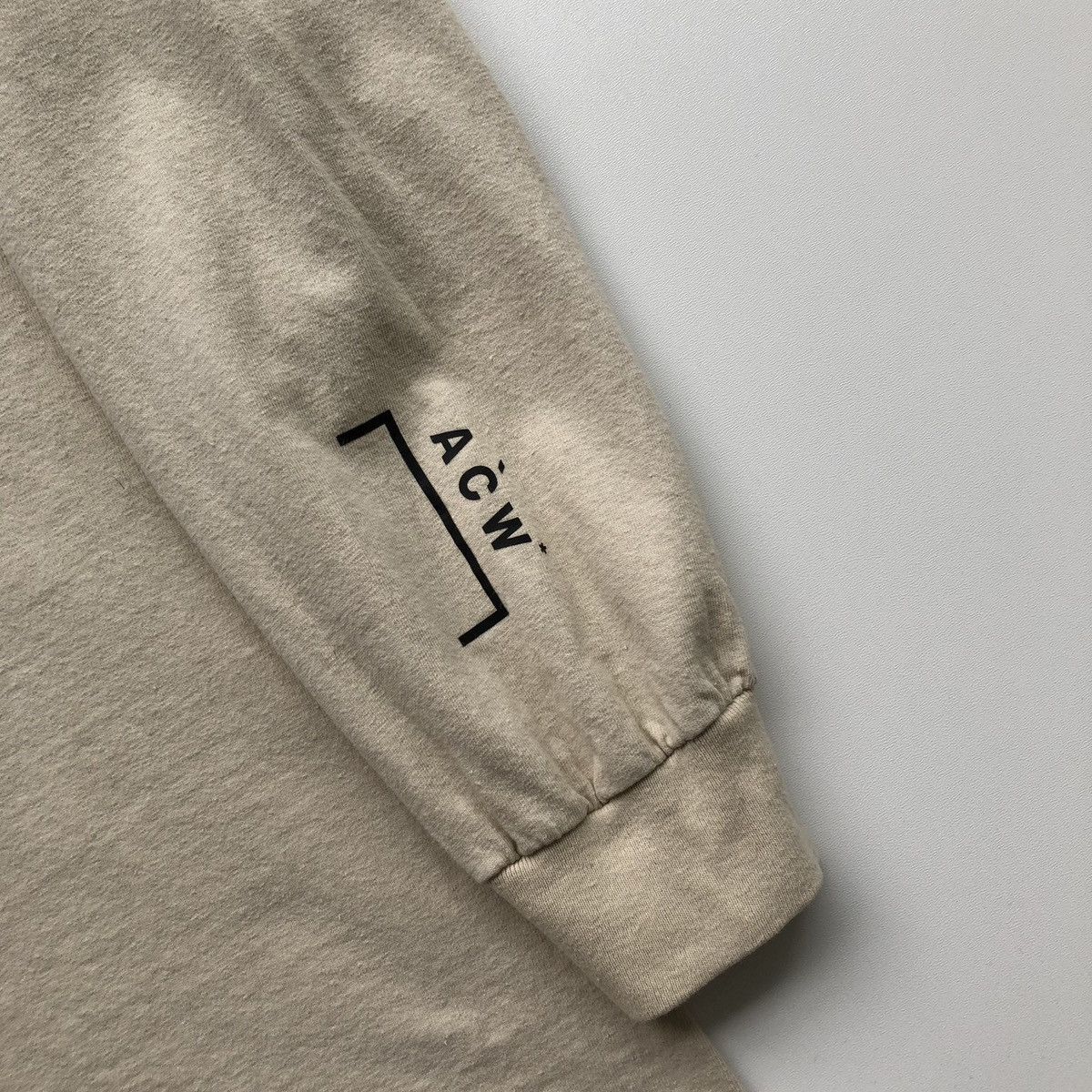 A-COLD-WALL* ACW A Cold Wall by Samuel Ross B Long Sleeve T-Shirt Beige Size US XL / EU 56 / 4 - 7 Thumbnail