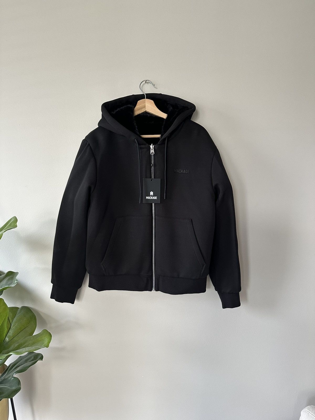 Mackage Mackage GWENDAL Reversible Faux Fur Hoodie NWT Size L / US 10 / IT 46 - 1 Thumbnail