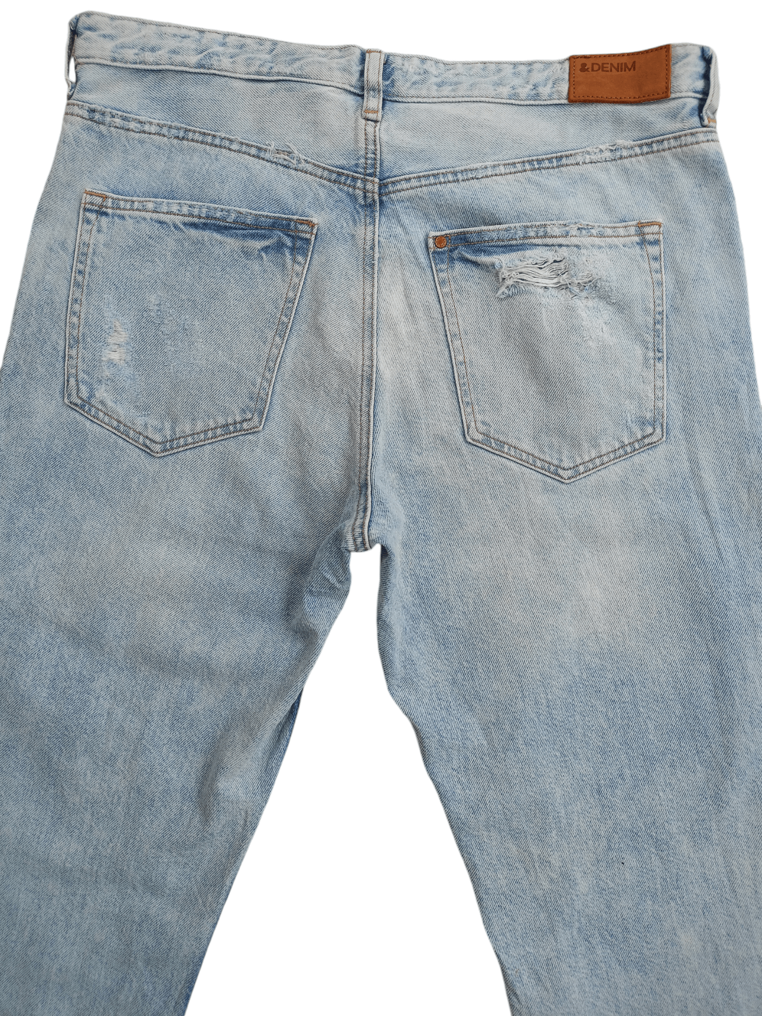 H&M & DENIM by H&M Boyfriend Distressed Streetwear Size 28" / US 6 / IT 42 - 21 Thumbnail