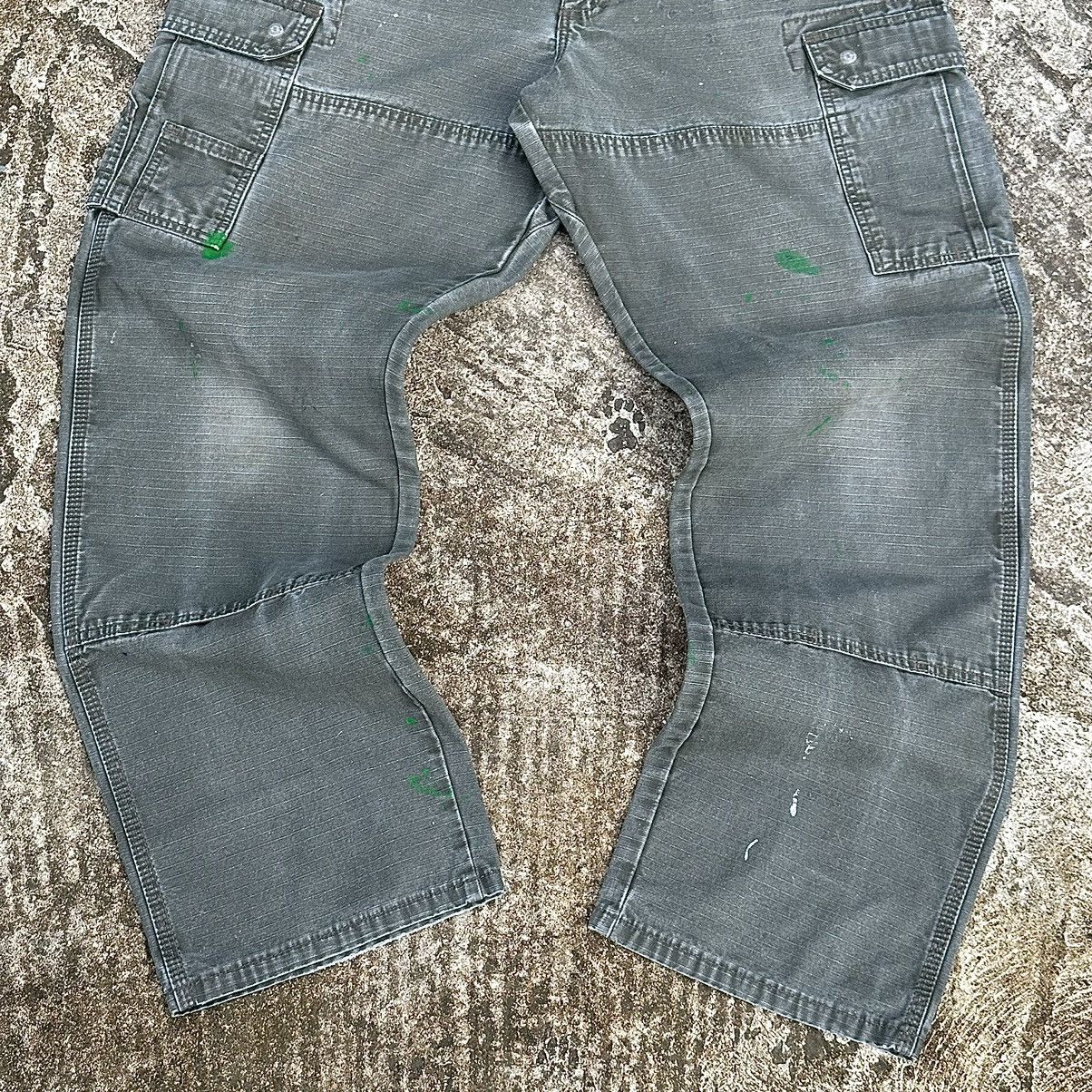 Carhartt × Wrangler (37x33) Crazy Vintage Faded Wrangler Double Knee Pants Size US 37 - 3 Thumbnail