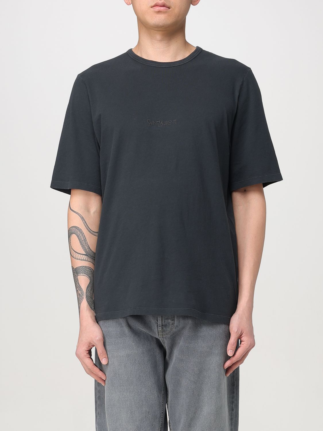 Saint Laurent Paris Saint Laurent T-Shirt Men Black Size US L / EU 52-54 / 3 - 1 Thumbnail