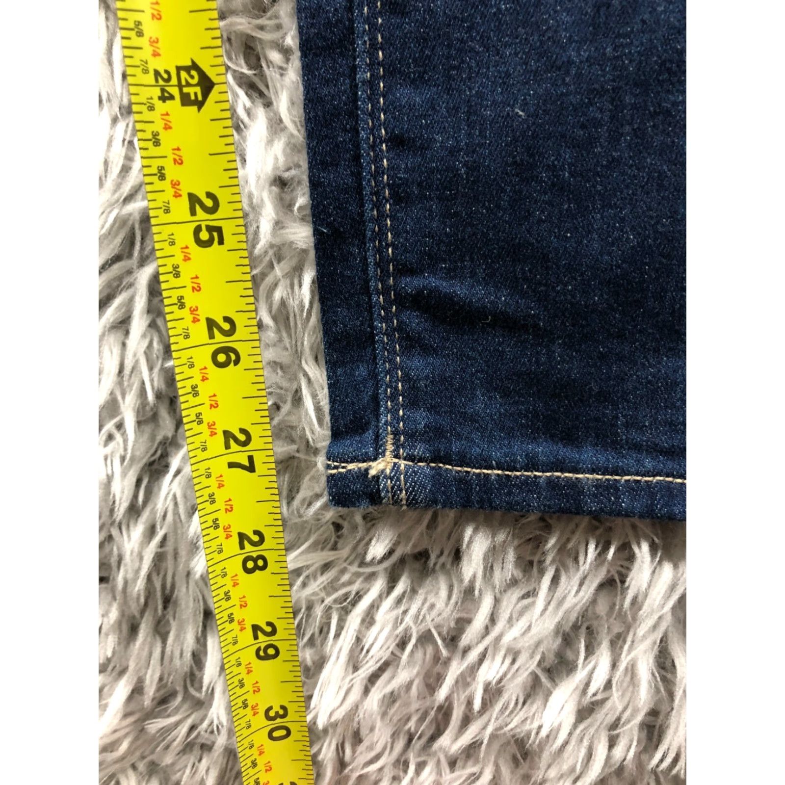 Vintage Mudd High Rise Jegging Jeans Size 1 Juniors Dark Wash Blue Denim Dark Wash Jeans Slim Fit Regular Rise 5-Pocket Womens/Junior? Size 25" / US 0 / IT 36 - 3 Thumbnail