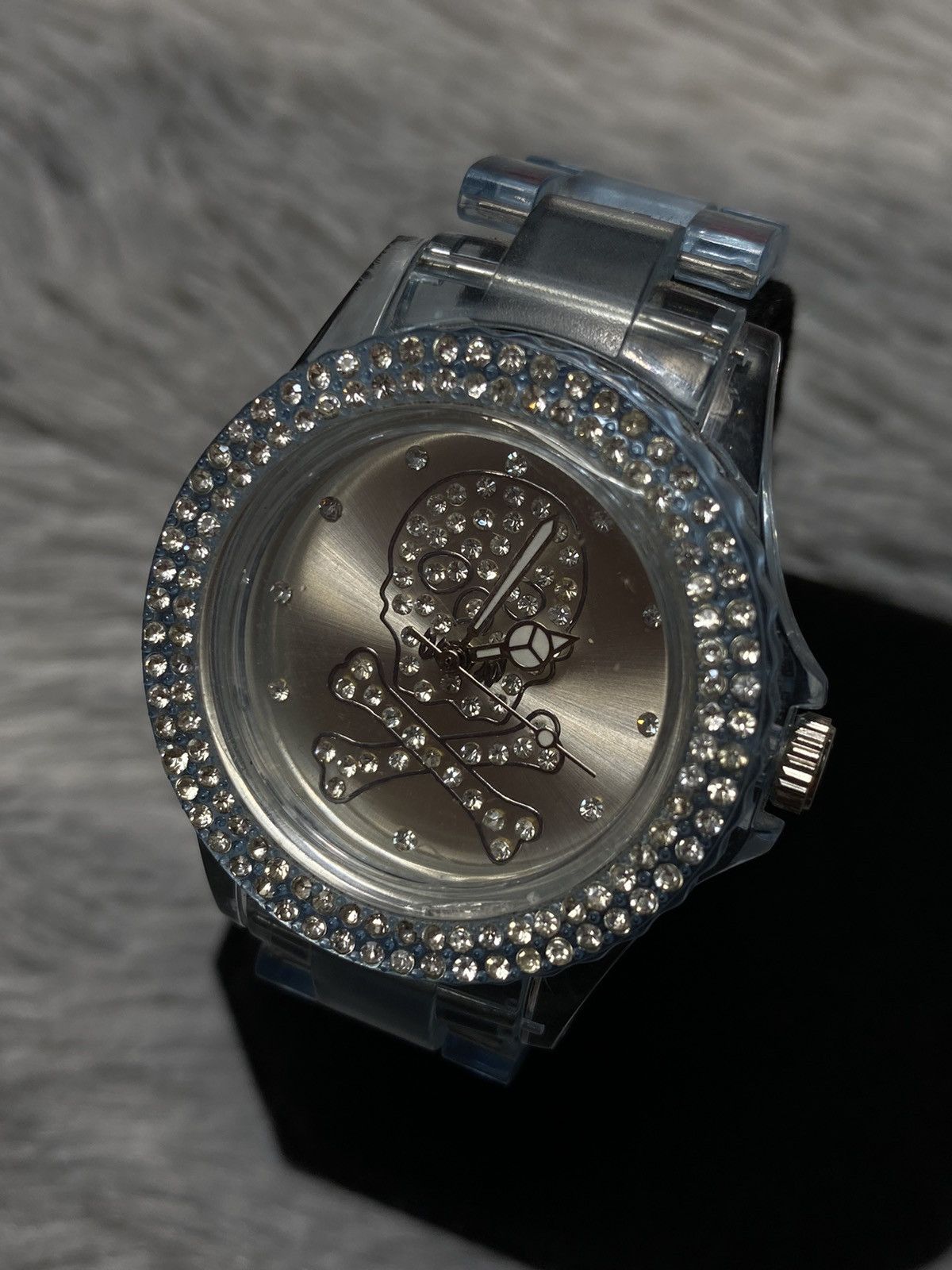 Jewelry Crystal Skull Watch - Bold Style Japanese Brand Size ONE SIZE - 2 Thumbnail