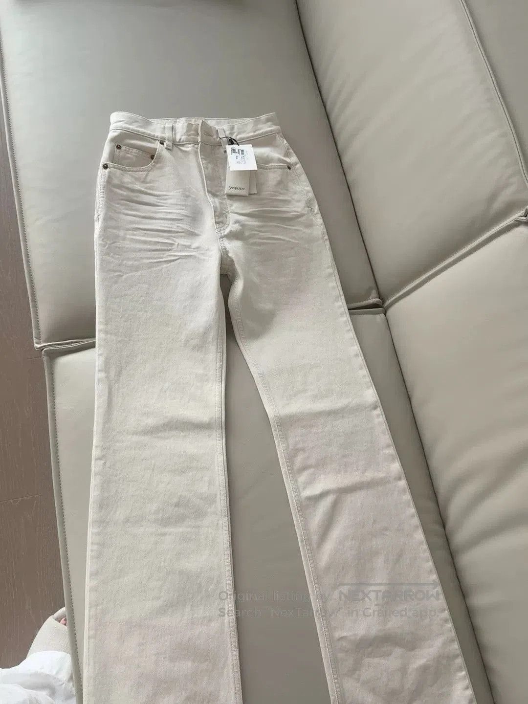 Saint Laurent Paris Saint Laurent High-Waist Flared Jeans. Size 26" / US 2 / IT 38 - 1 Thumbnail