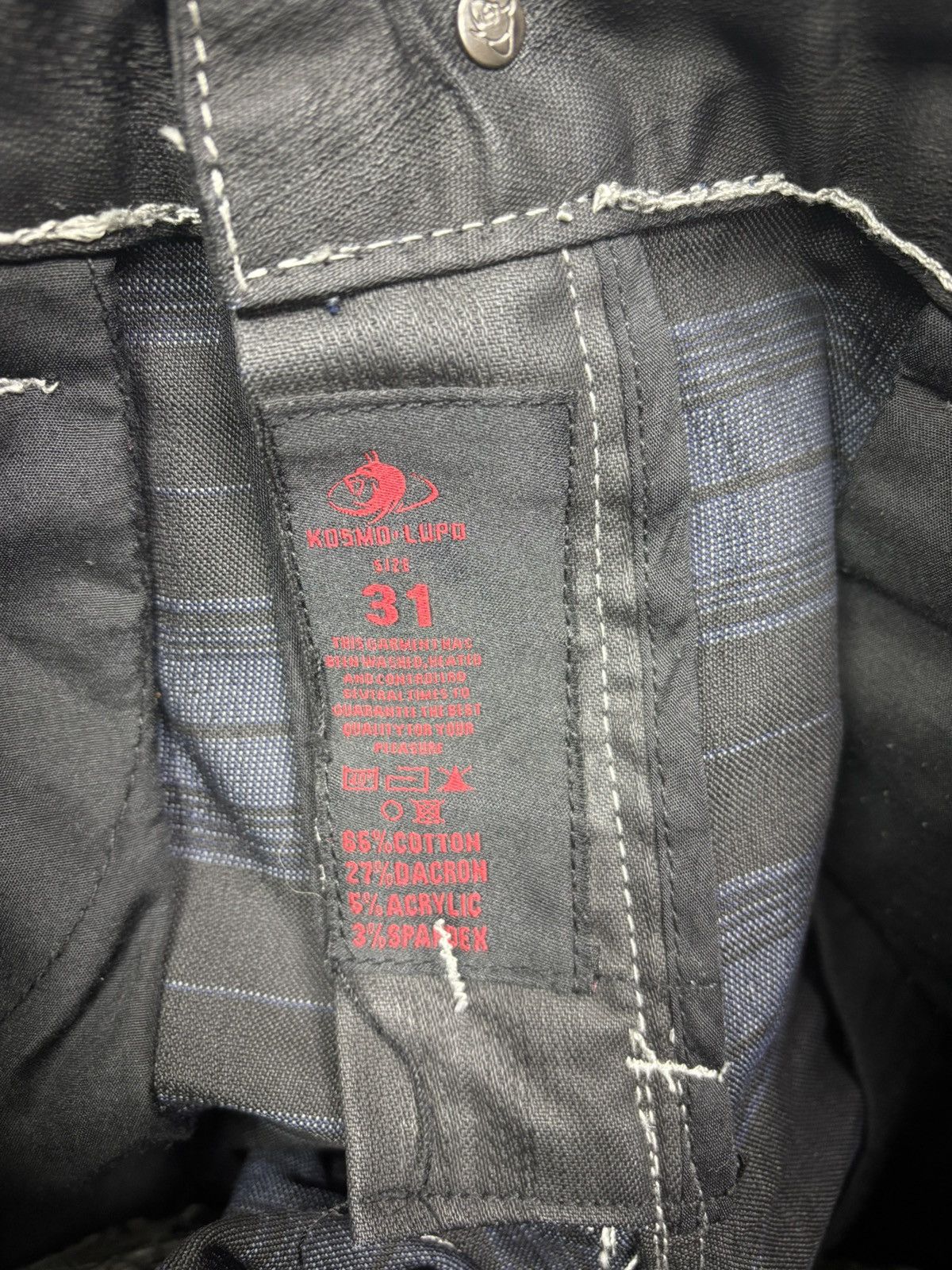 Other Mens jeans Kosmo Lupo Size 31 Color Black Size US 31 - 8 Thumbnail