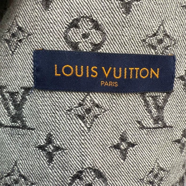 Louis Vuitton Louis Vuitton XNigo Co-branded Patchwork Logo Denim Jacket Size US L / EU 52-54 / 3 - 6 Thumbnail