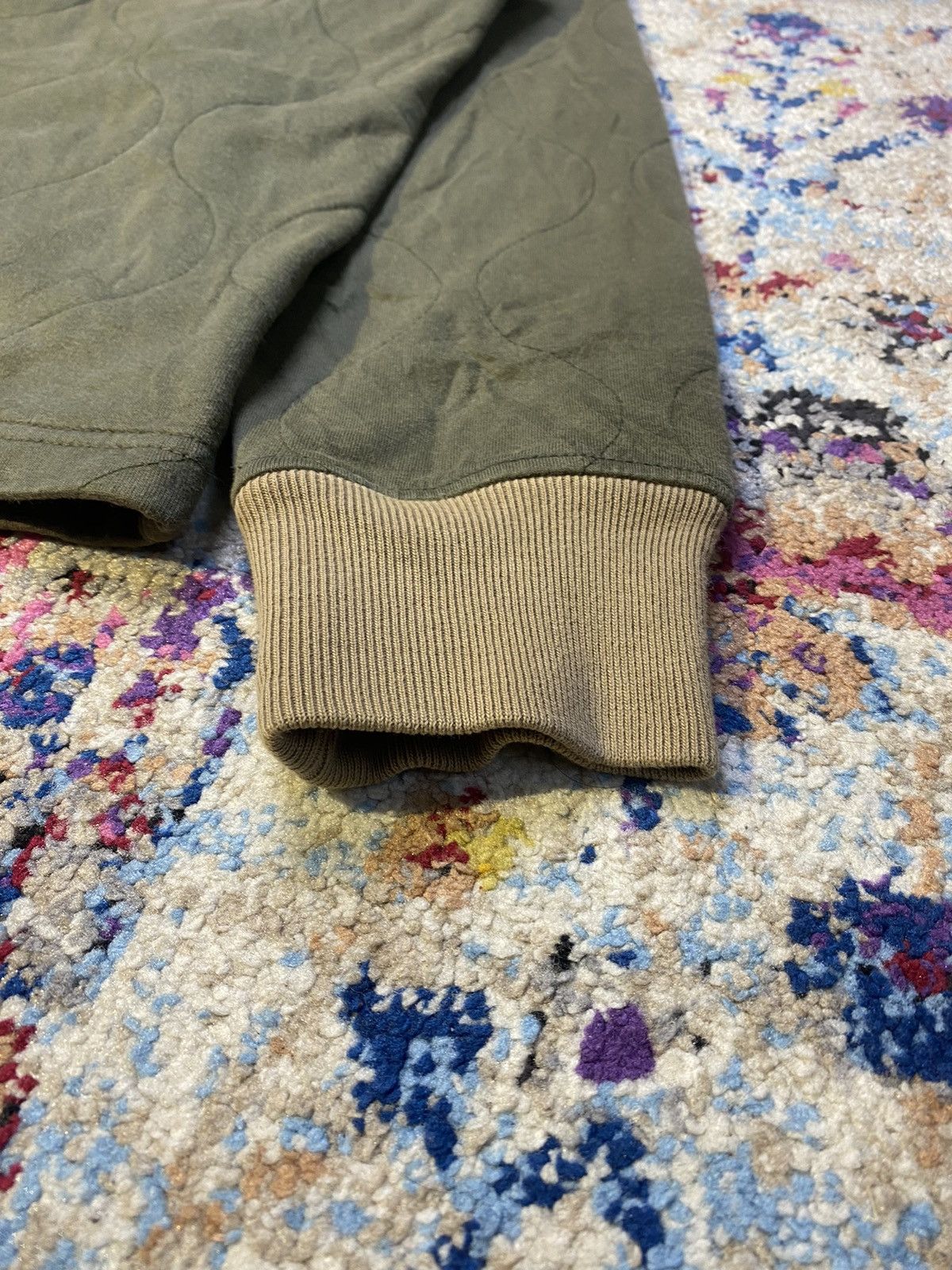 Columbia Columbia Classic Men's Olive Green Quilted Cotton Jacket Size US M / EU 48-50 / 2 - 8 Thumbnail