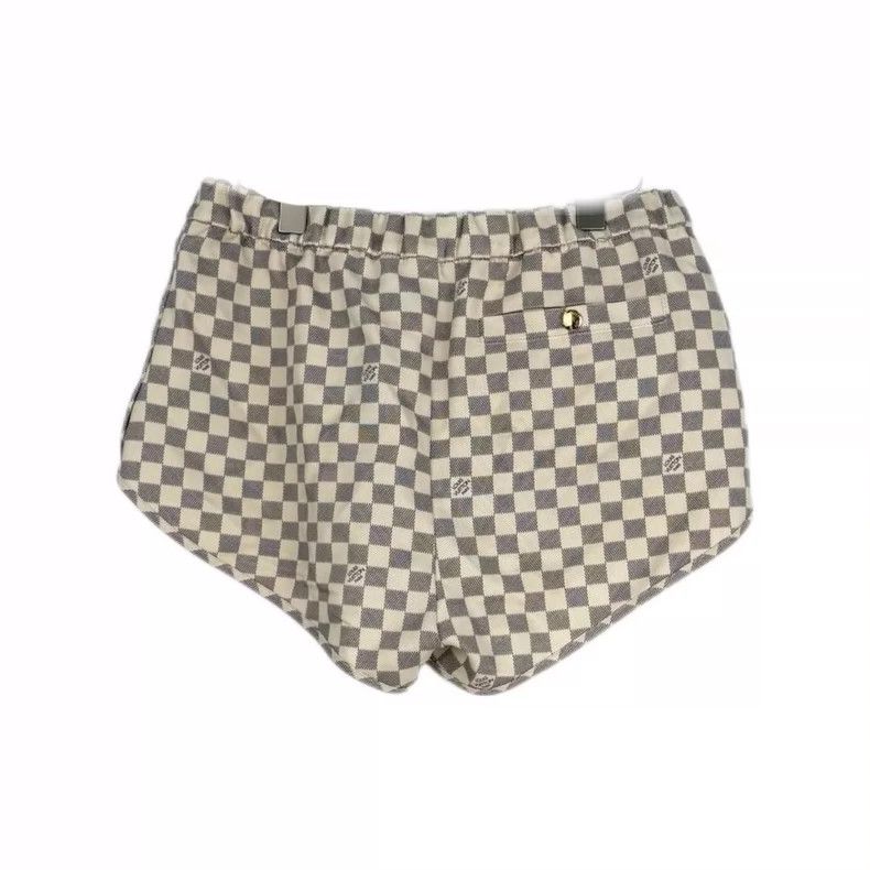 Louis Vuitton Louis Vuitton Grey Checkerboard Shorts 2505-Nextarrow Size 41" - 2 Thumbnail