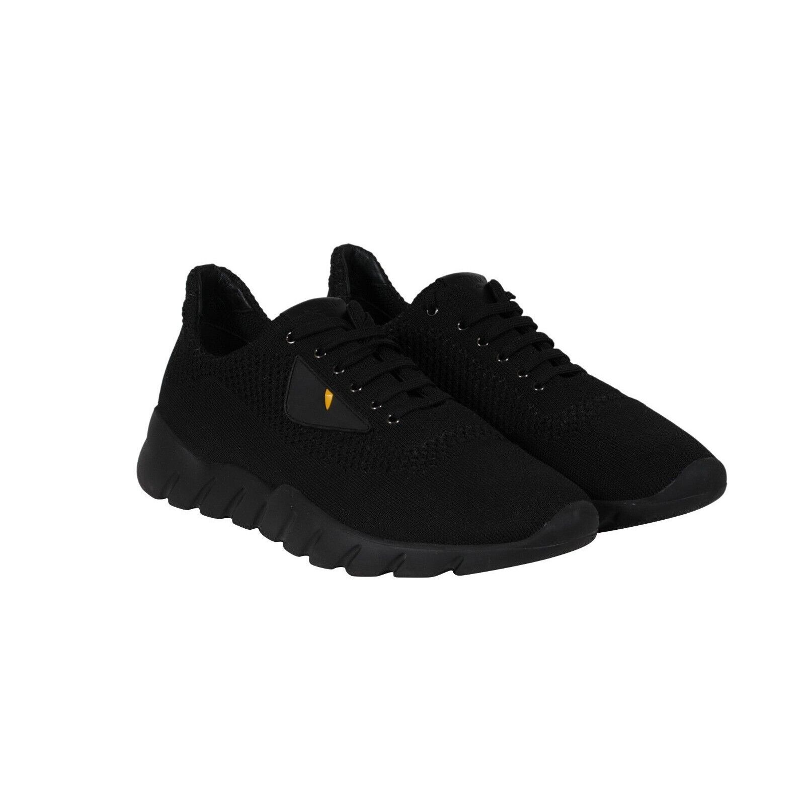 Fendi Monster Eyes Low Top Sneakers Black Size US 12 / EU 45 - 10 Thumbnail
