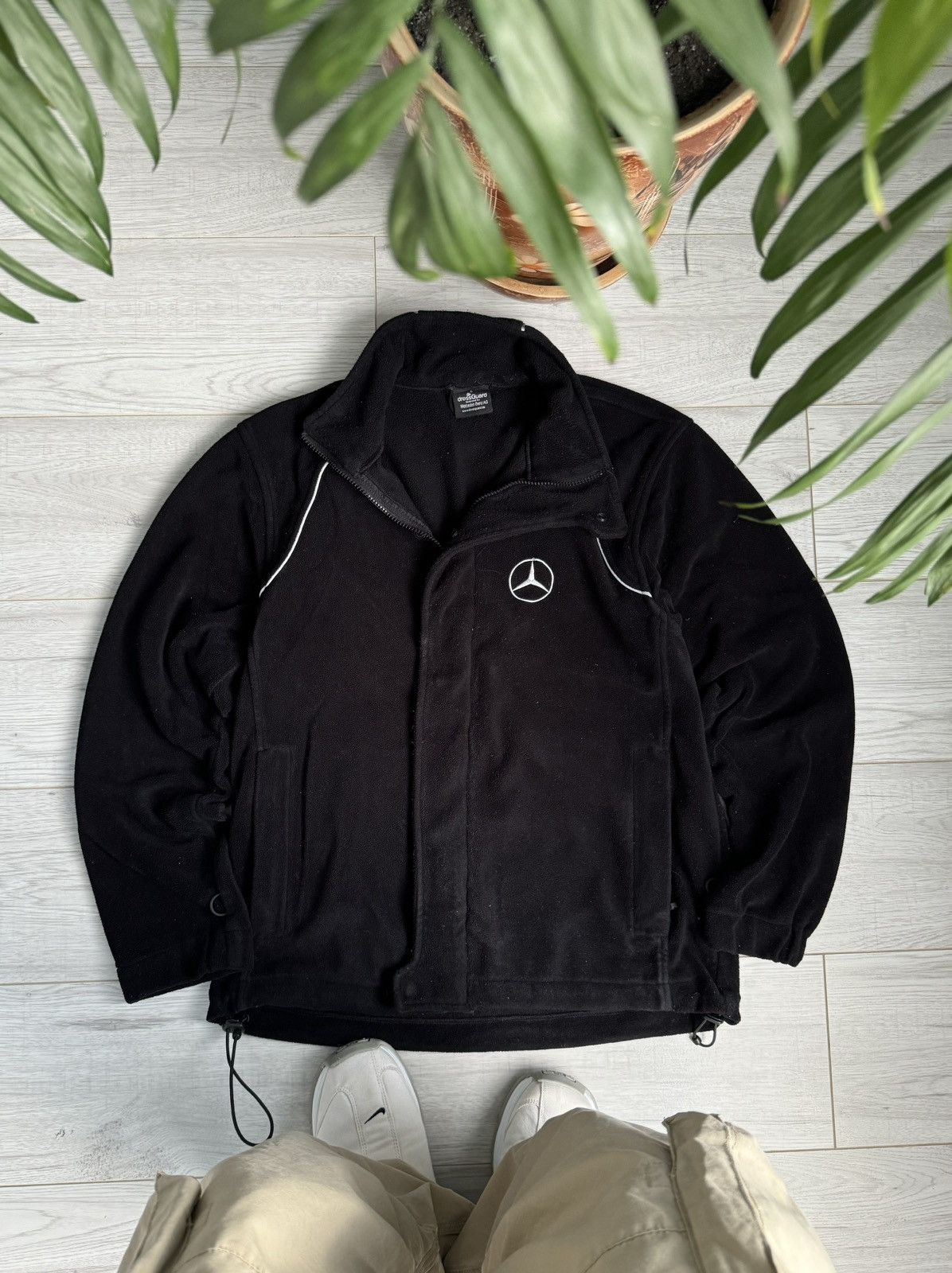 Mercedes-Benz Mercedes Vintage Racing Fleece Track Jacket