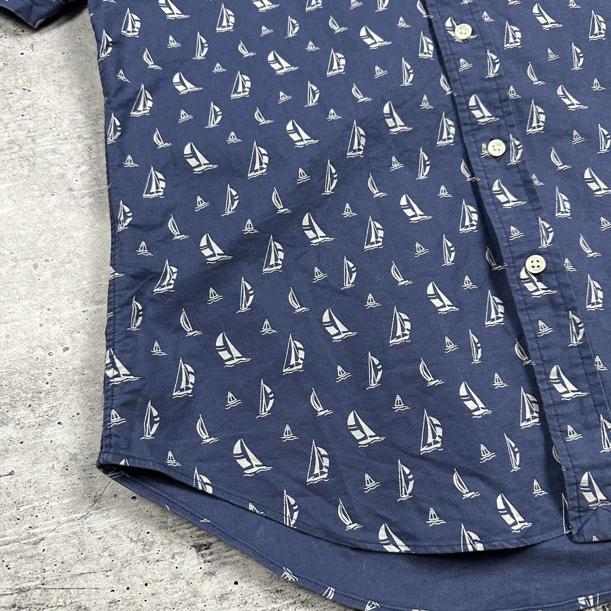 Polo Ralph Lauren Polo Ralph Lauren Yachts Short Sleeve Slim Fit Shirt Men’s Size US M / EU 48-50 / 2 - 5 Thumbnail