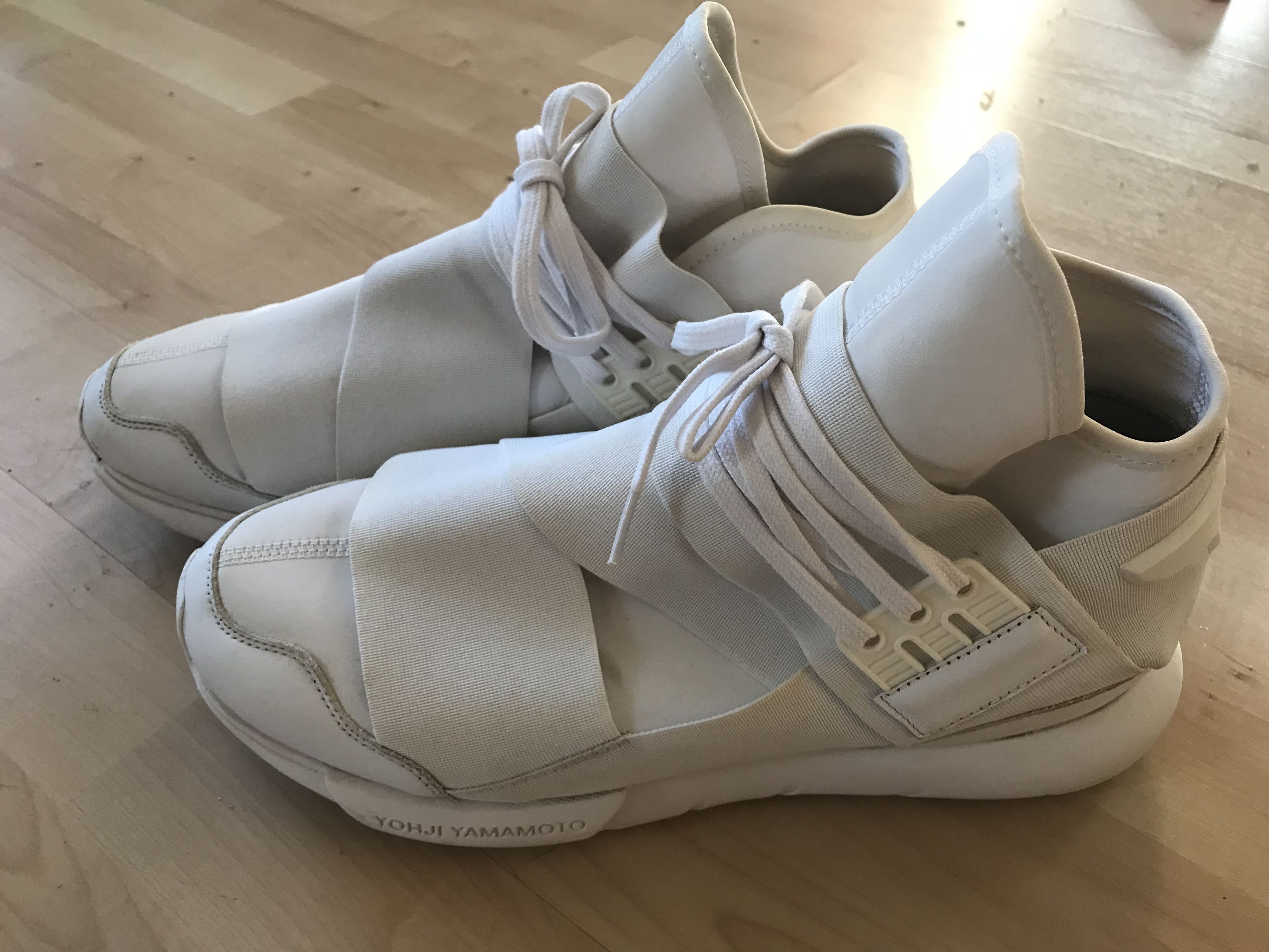 Adidas Y-3 Yohji Qasa High Triple White Size US 10 / EU 43 - 2 Thumbnail