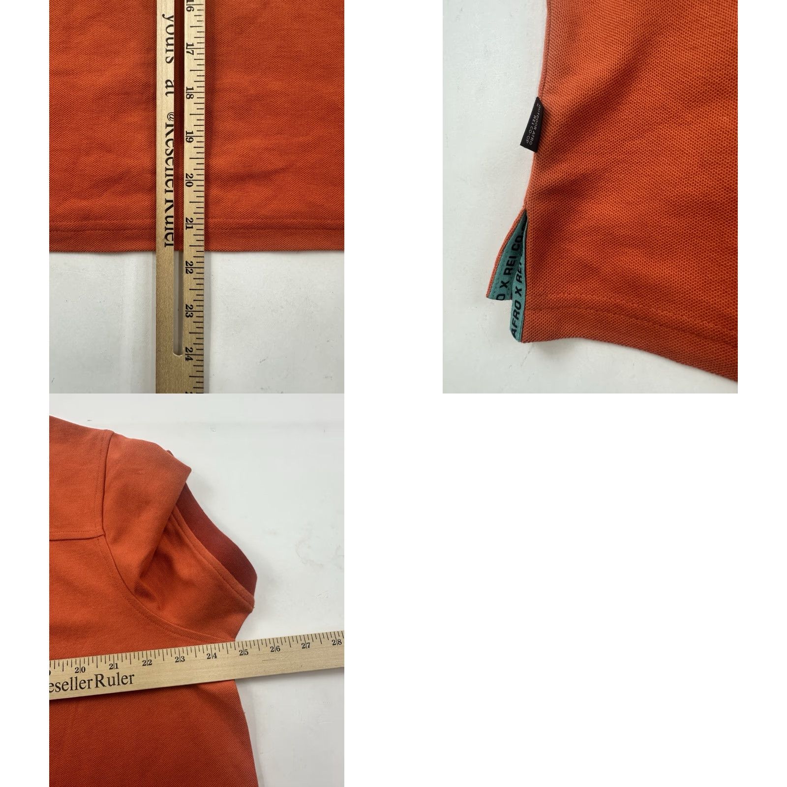 Vintage REI Shirt Womens XL Orange Polo Short Sleeve Cropped Outdoors Co-Op Size XL / US 12-14 / IT 48-50 - 8 Thumbnail