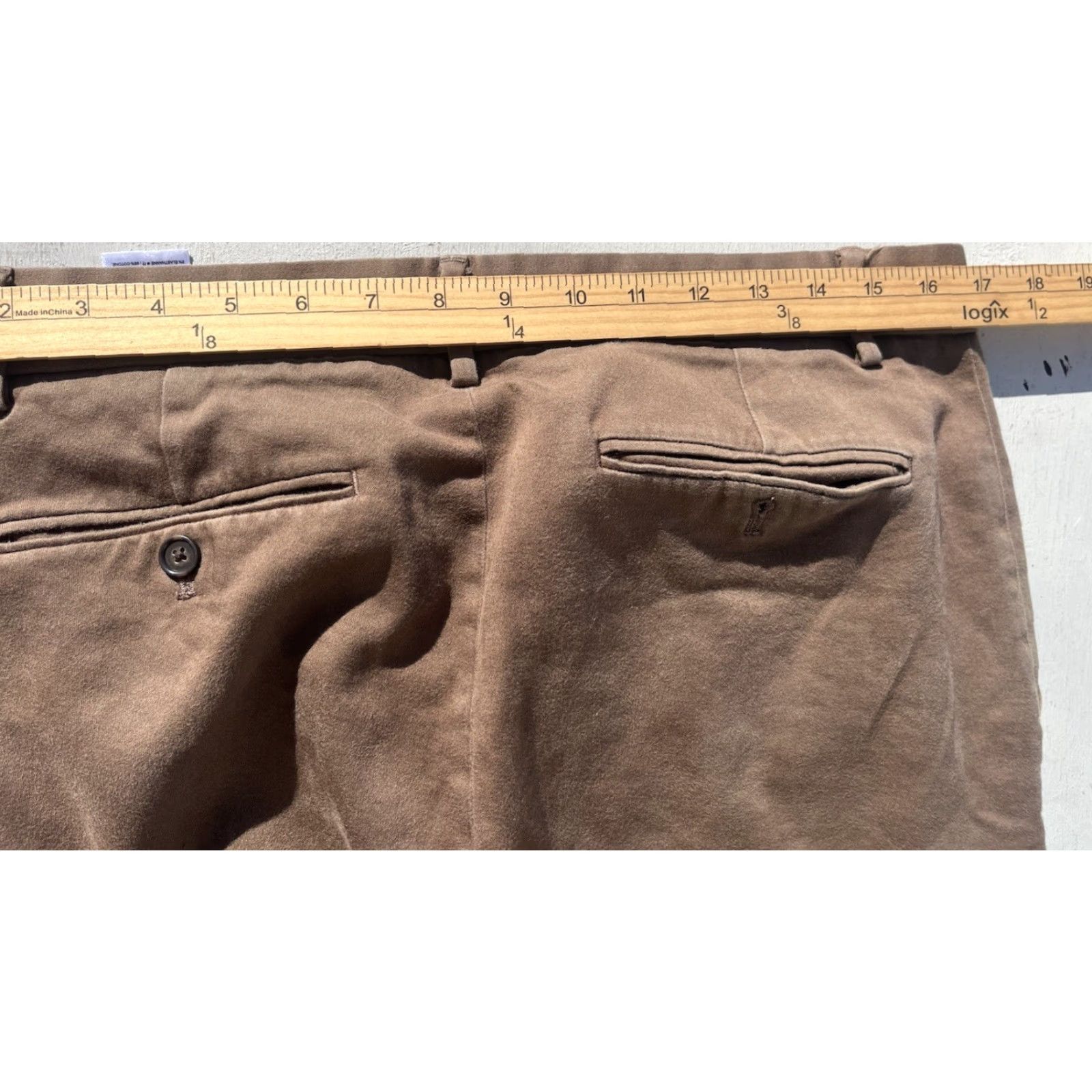 Banana Republic Banana Republic Men's Pants Traveler 33x30 Brown Stretch Casual City Business Size US 33 - 7 Thumbnail