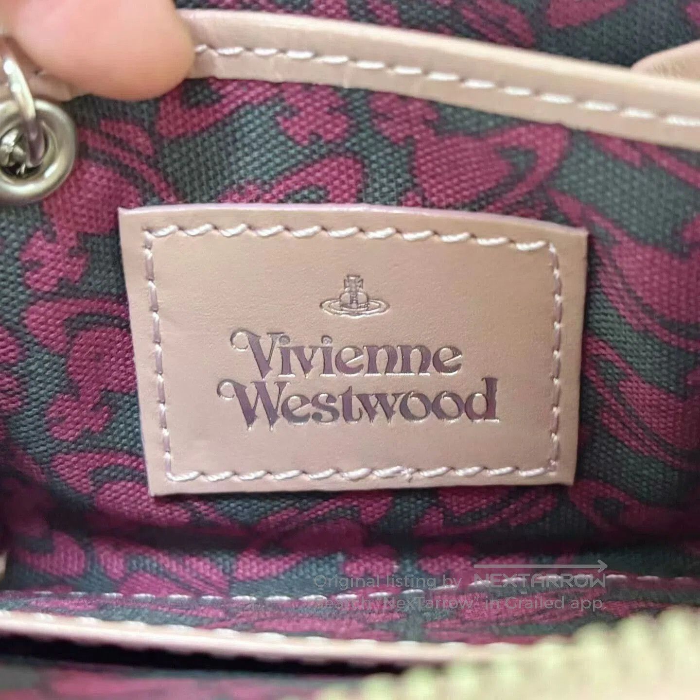Vivienne Westwood Vivienne Westwood Pink Saturn Card Holder. Size ONE SIZE - 3 Thumbnail