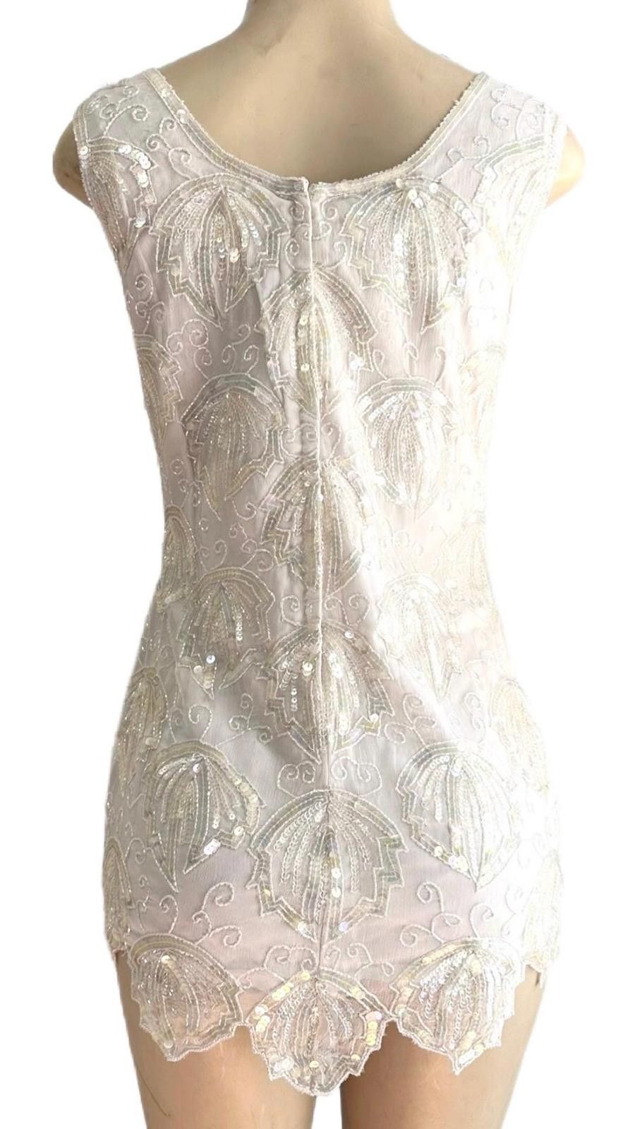 Other Sequin Top Opal White size 10 Size L / US 10 / IT 46 - 2 Thumbnail