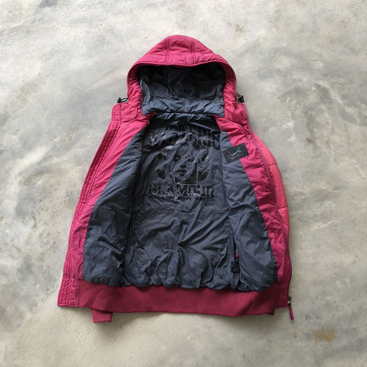Hysteric Glamour HYSTERIC GLAMOUR Rare Patches Hood Puffer Jacket Size ONE SIZE - 2 Thumbnail