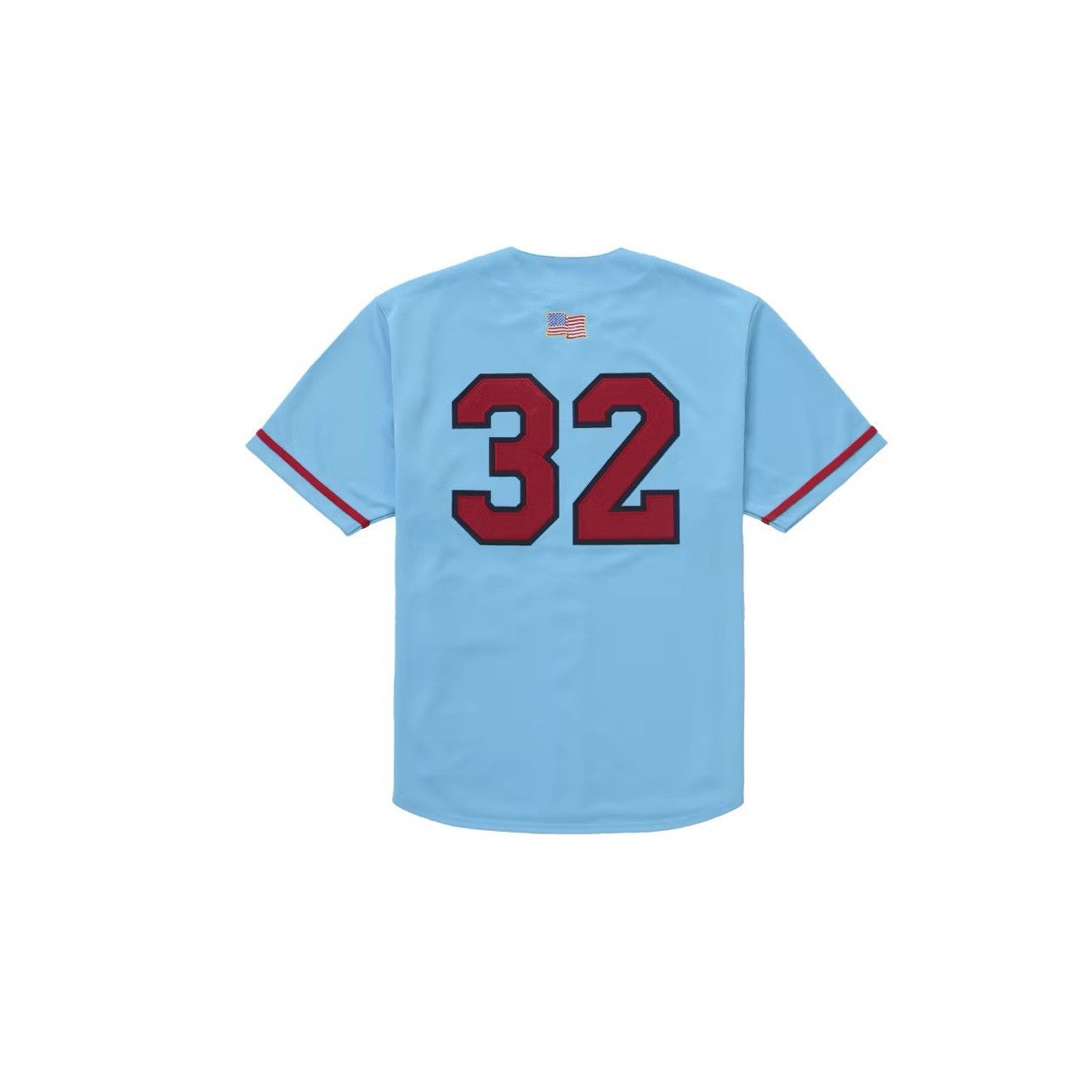 Supreme Supreme Swords Baseball Jersey Blue Size: XXL Size US XXL / EU 58 / 5 - 2 Thumbnail
